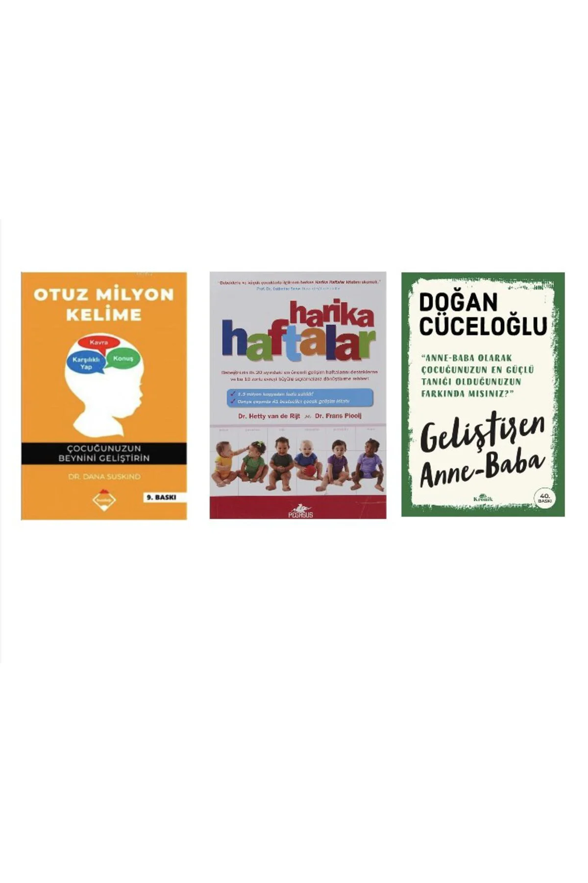 OTUZ MILYON KELIME+HARIKA HAFTALAR+GELISTIREN ANNE BABA=3 SET