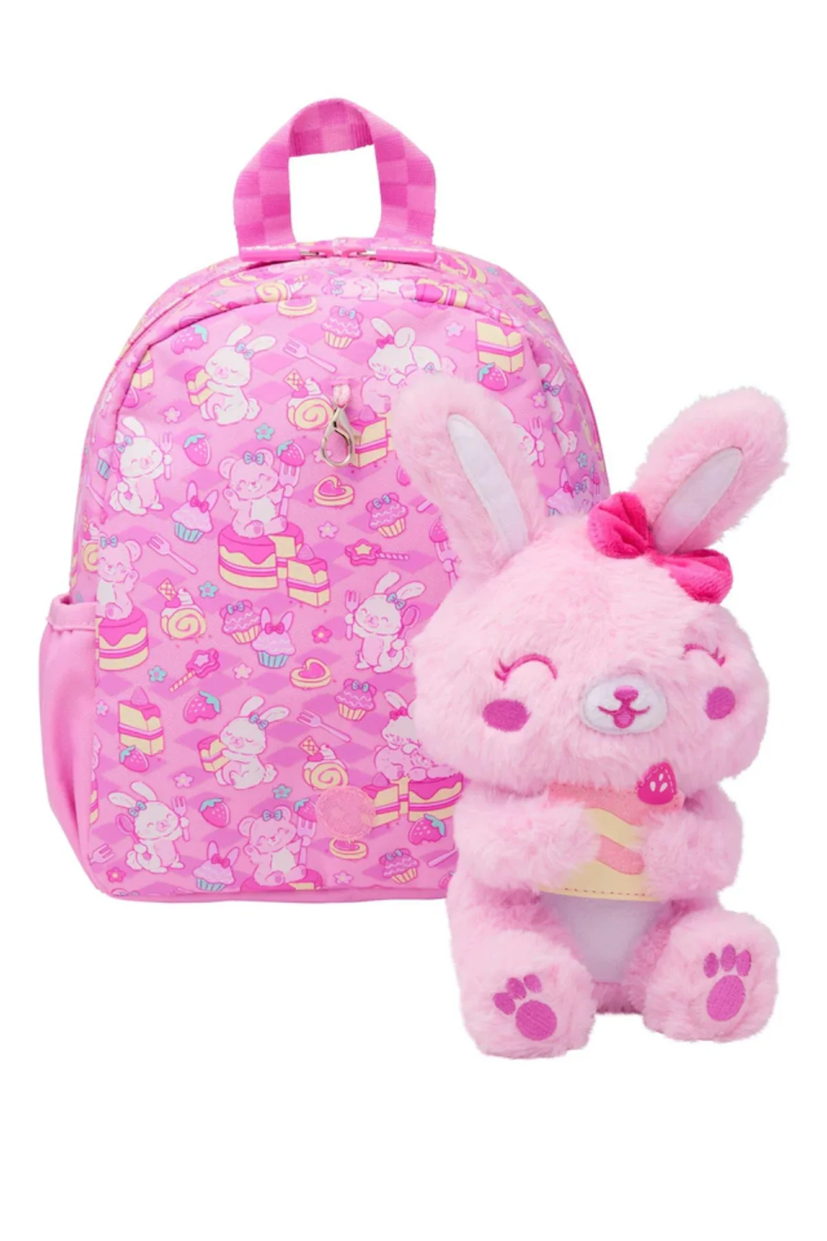 Out & Çıkarılabilir Peluş Oyuncaklı Minik Sırt Çantası