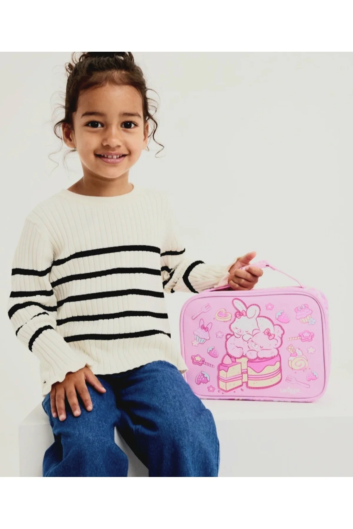 Out&About Teeny Tiny Square Lunchbox- Tavşan Desenli Isi Yalıtıml