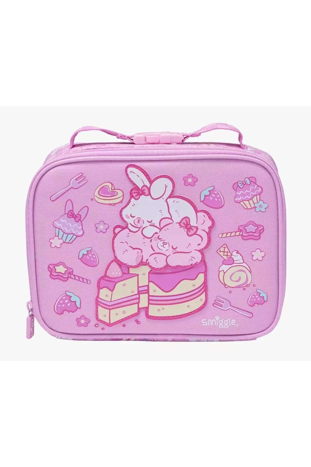 Out&About Teeny Tiny Square Lunchbox- Tavşan Desenli Isi Yalıtıml