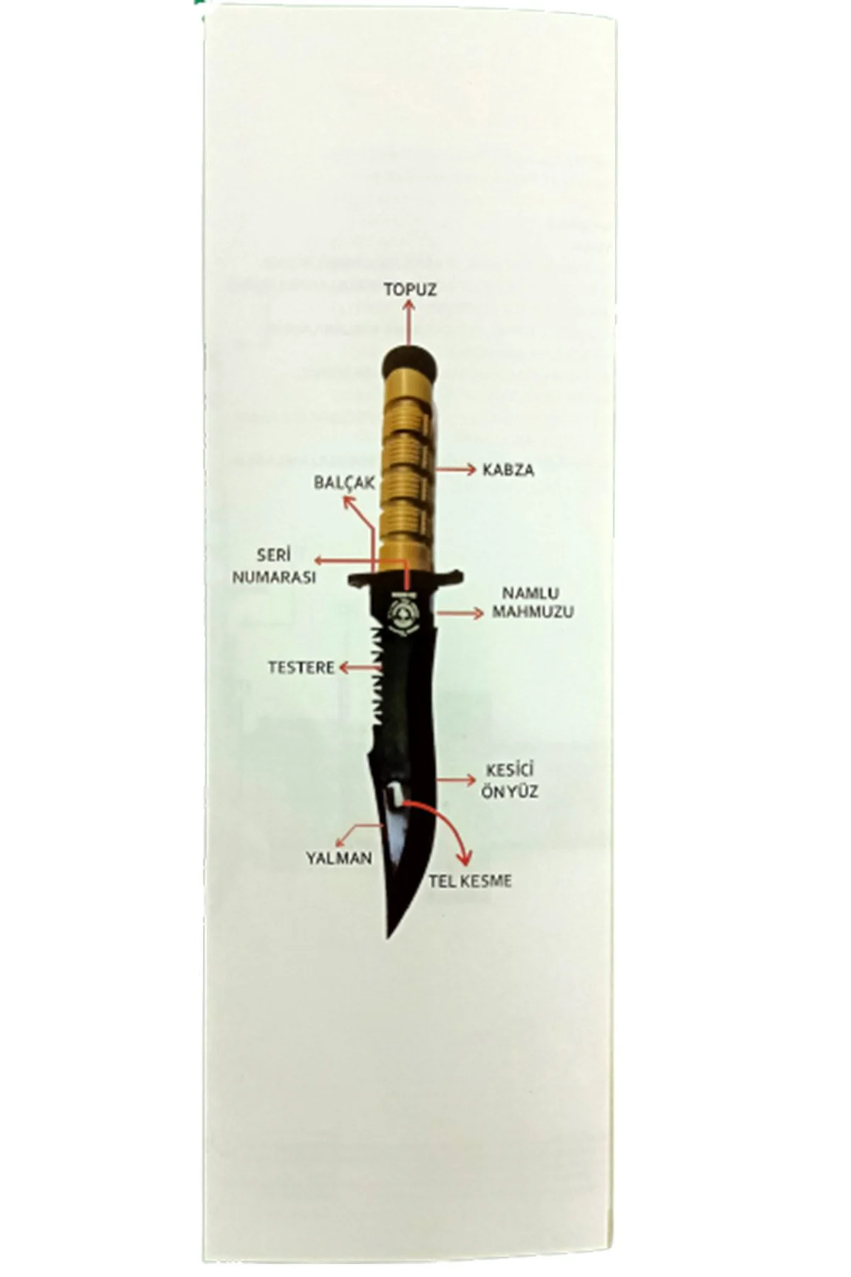 Outdoor Bıçak Mutfak Bıçak Komando Rambo Kamp Av Bıçak Çakı Kılıflı Salgur