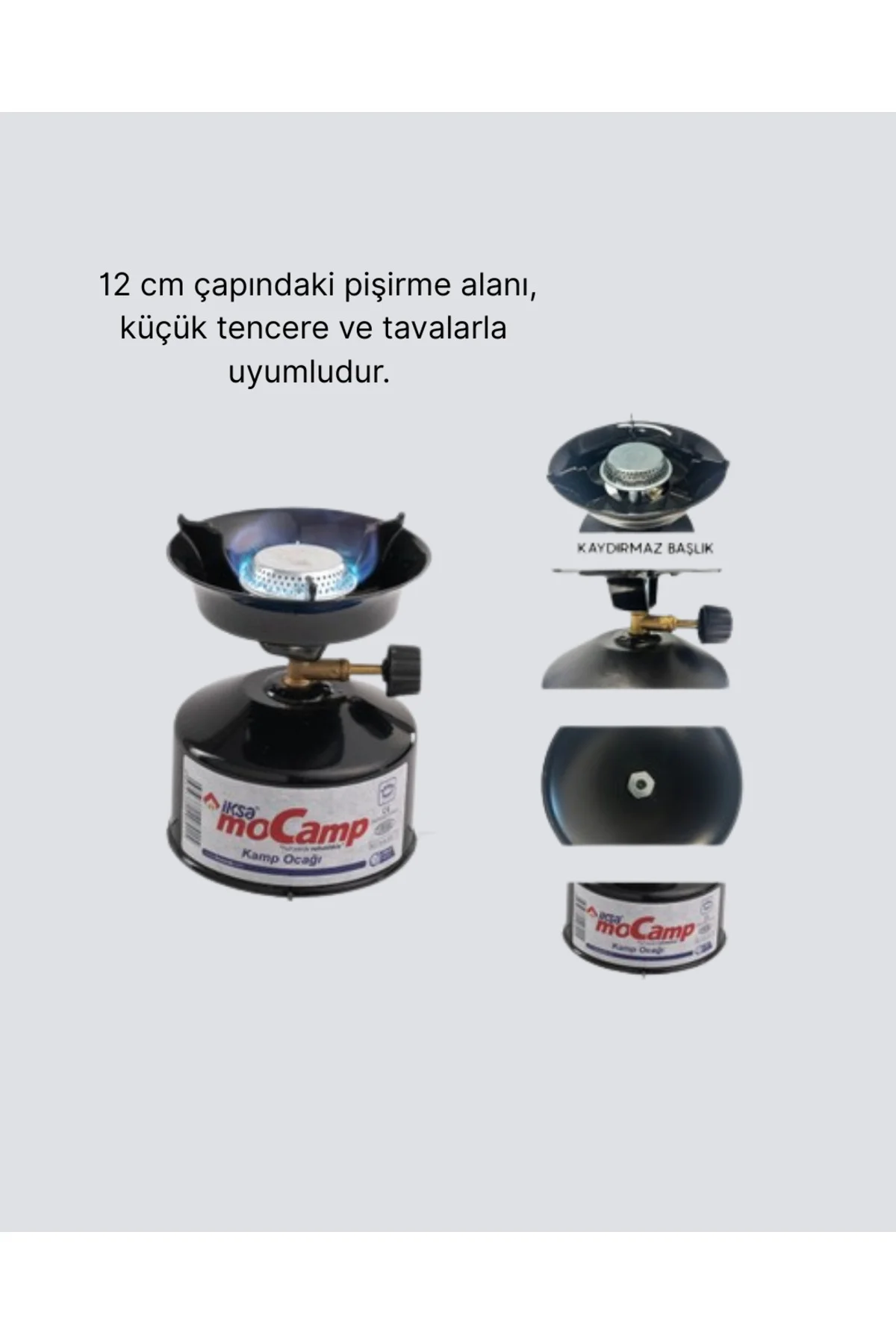 Outdoor Kamp Ocağı Gazlı Taşınabilir Pişirme Seti Üç Ayaklı Denge