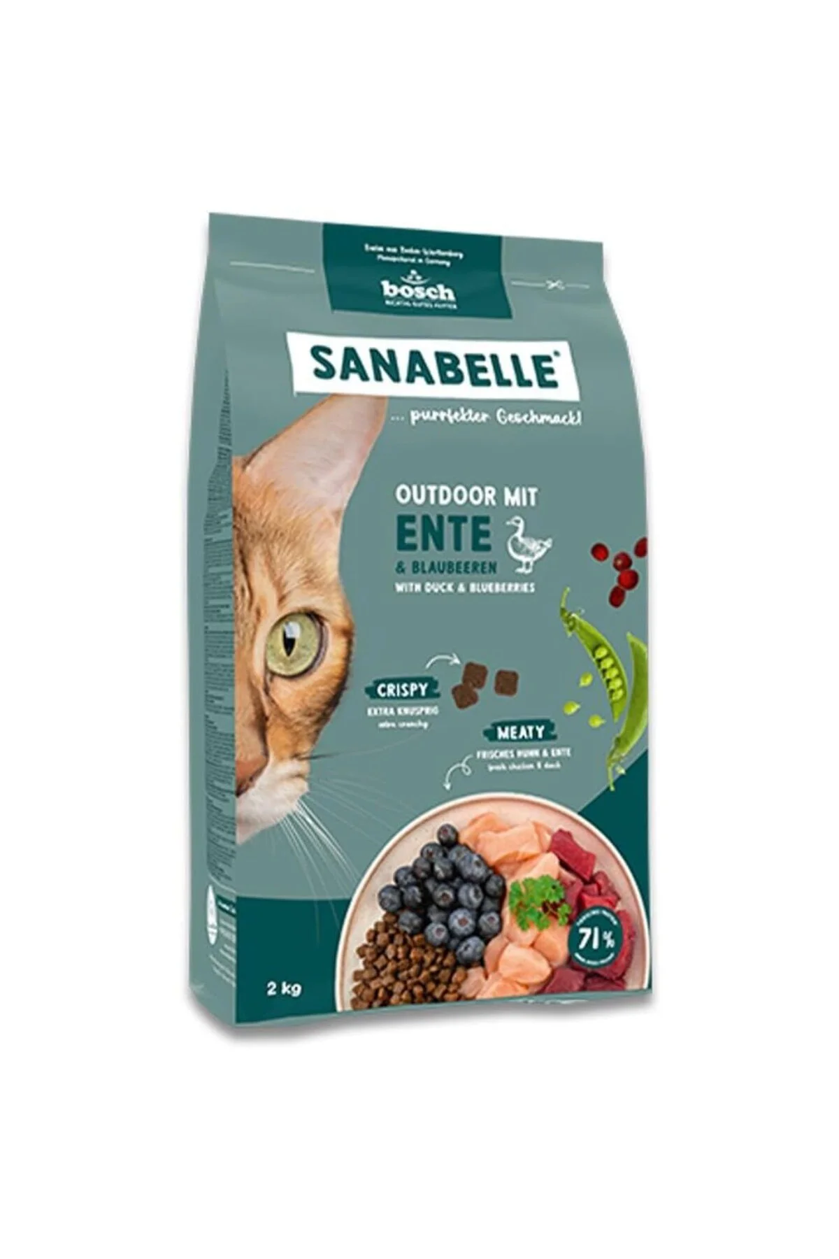 Outdoor Ördek Etli Yetişkin Kuru Kedi Maması 8 Kg