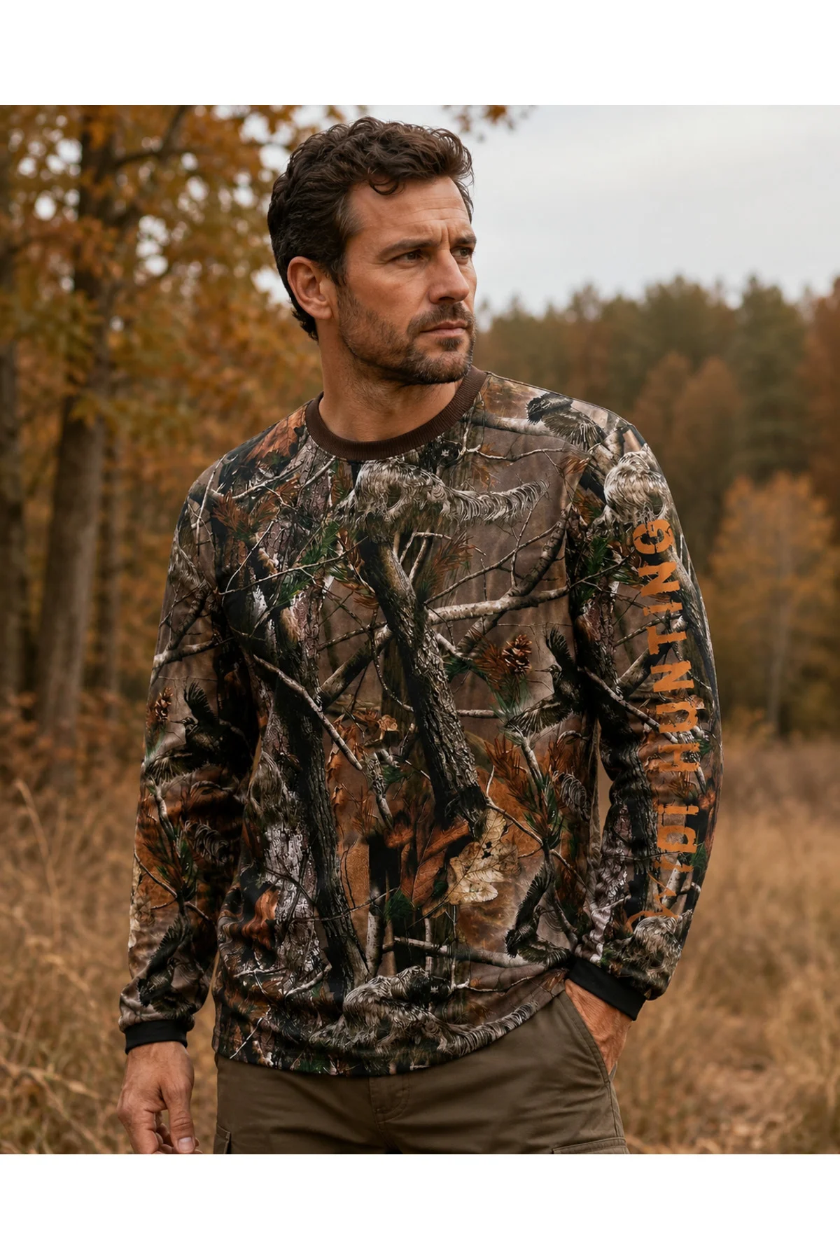 Outdoor Orman Desen Kamuflaj Çulluk Setter Baskılı Mevsimlik Uzun Kollu Avcı Sweatshirt Fiyatı, Yorumları ve Özellikleri