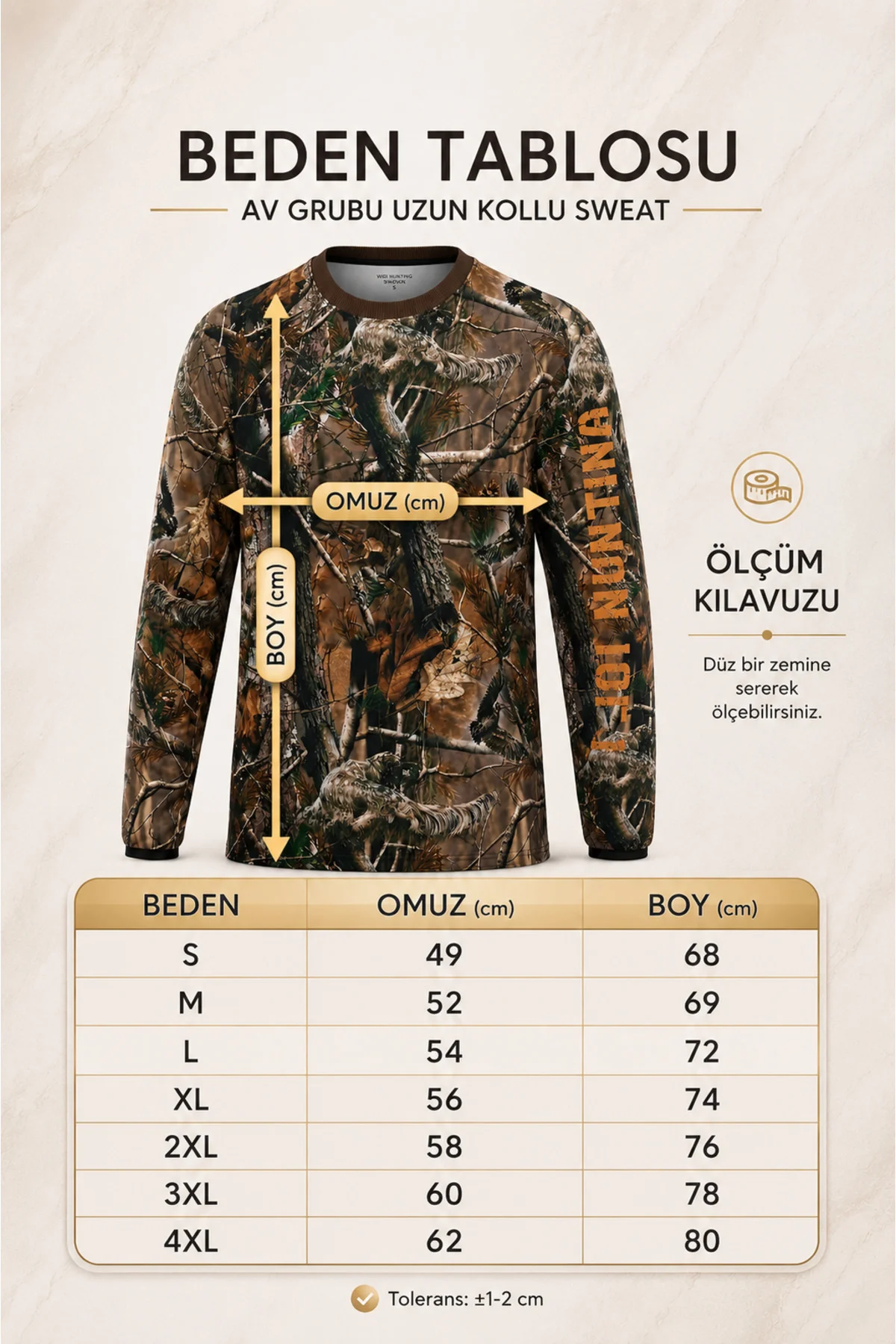 Outdoor Orman Desen Kamuflaj Çulluk Setter Baskılı Kışlık Uzun Kollu Avcı Sweatshirt Fiyatı, Yorumları ve Özellikleri