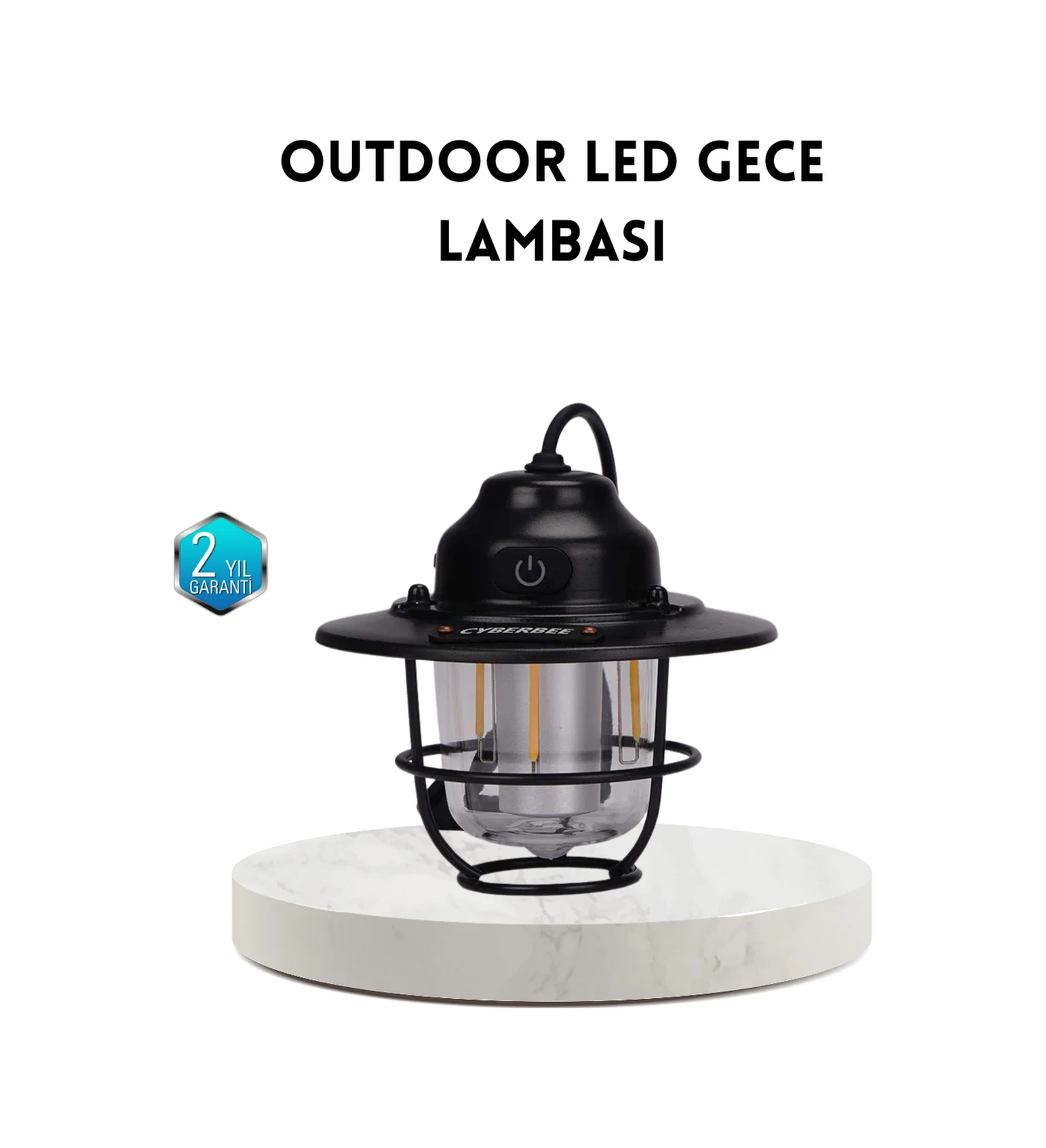 Outdoor Retro Kamp Işığı Uzun Ömürlü Pil Taşınabilir Suya Dayanıklı - Lisinya Diğer