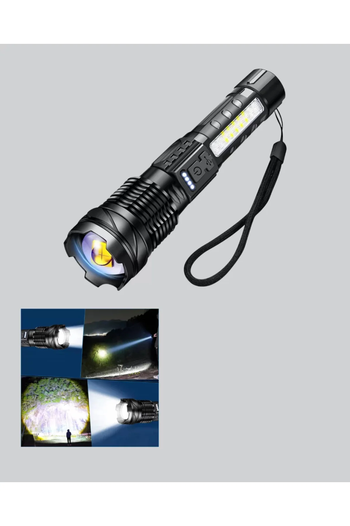 Outdoor ve Acil Durum İçin Güçlü LED El Feneri