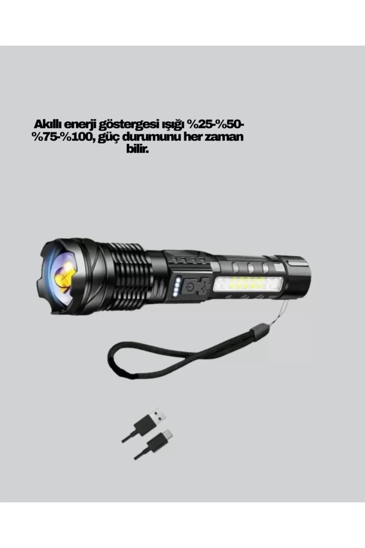 Outdoor ve Acil Durum İçin Güçlü LED El Feneri