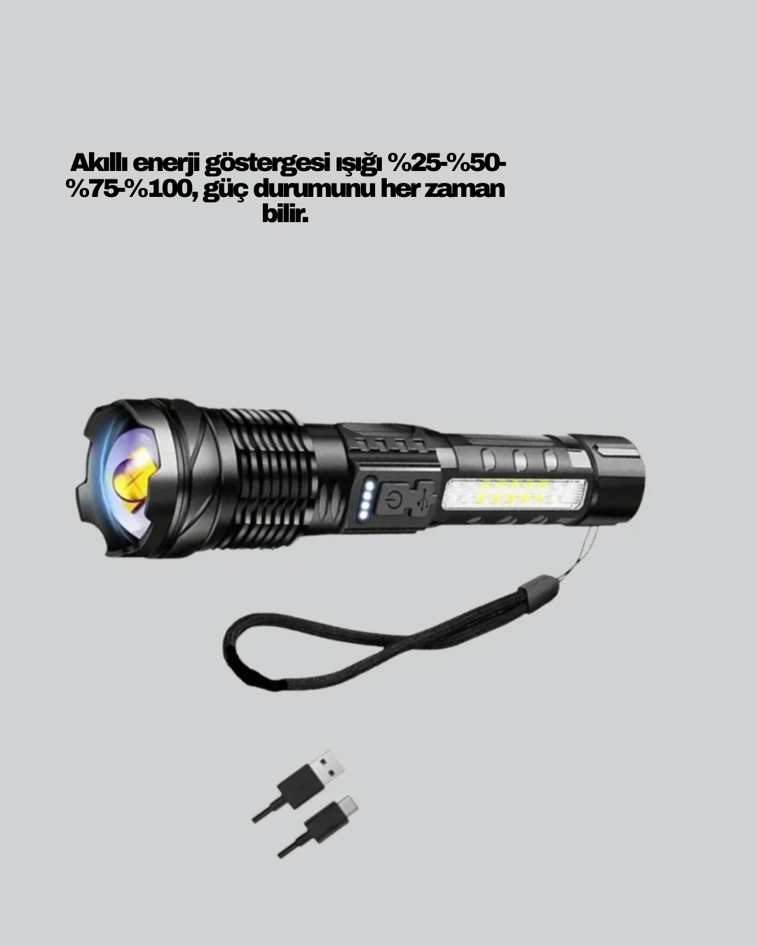 Outdoor ve Acil Durum İçin Güçlü LED El Feneri Outdoor ve Acil Durum İçin Güçlü LED El Feneri