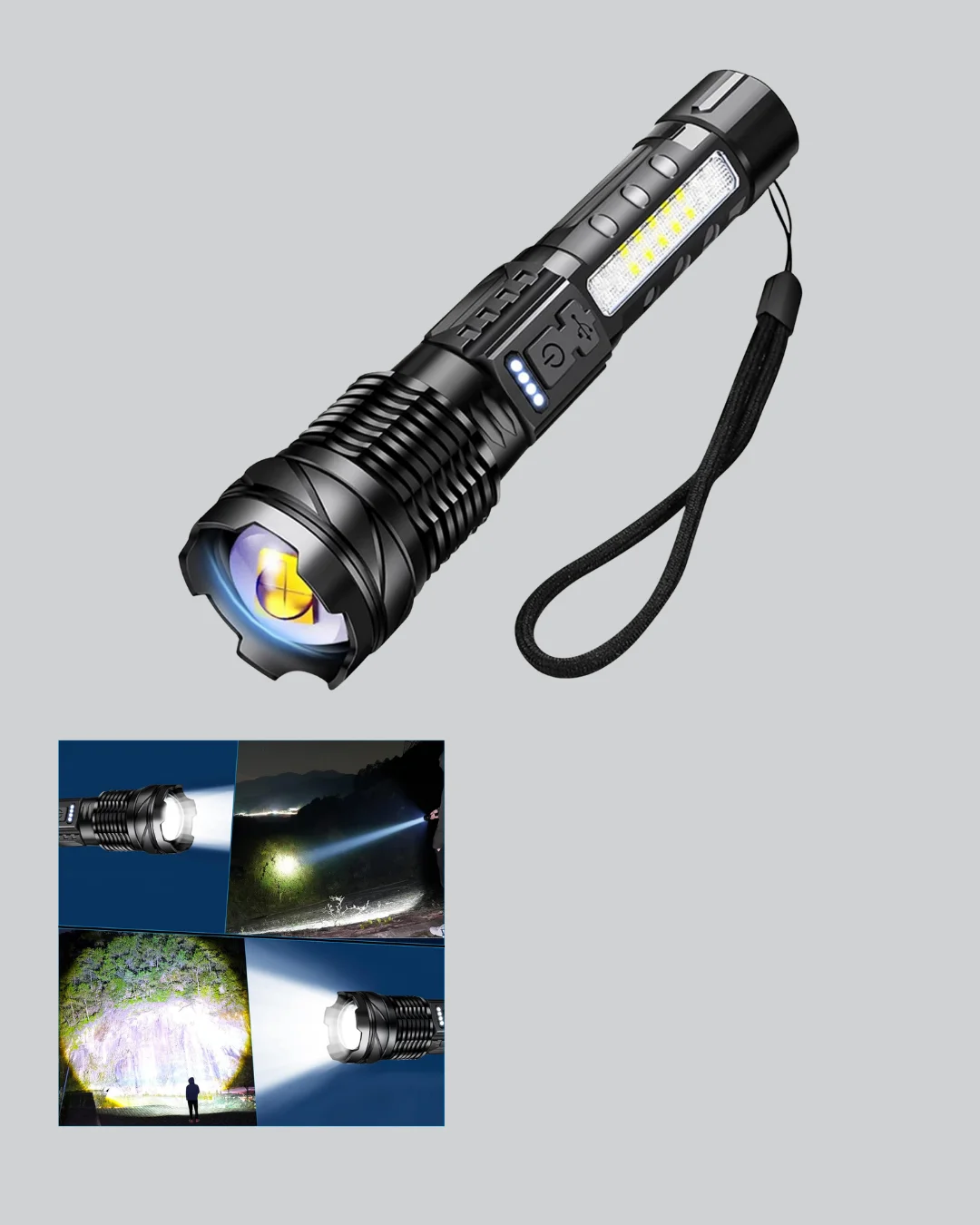 Outdoor ve Acil Durum İçin Güçlü LED El Feneri Outdoor ve Acil Durum İçin Güçlü LED El Feneri