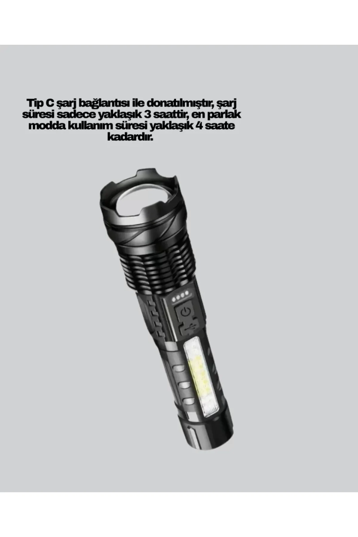 Outdoor ve Acil Durum İçin Güçlü LED El Feneri
