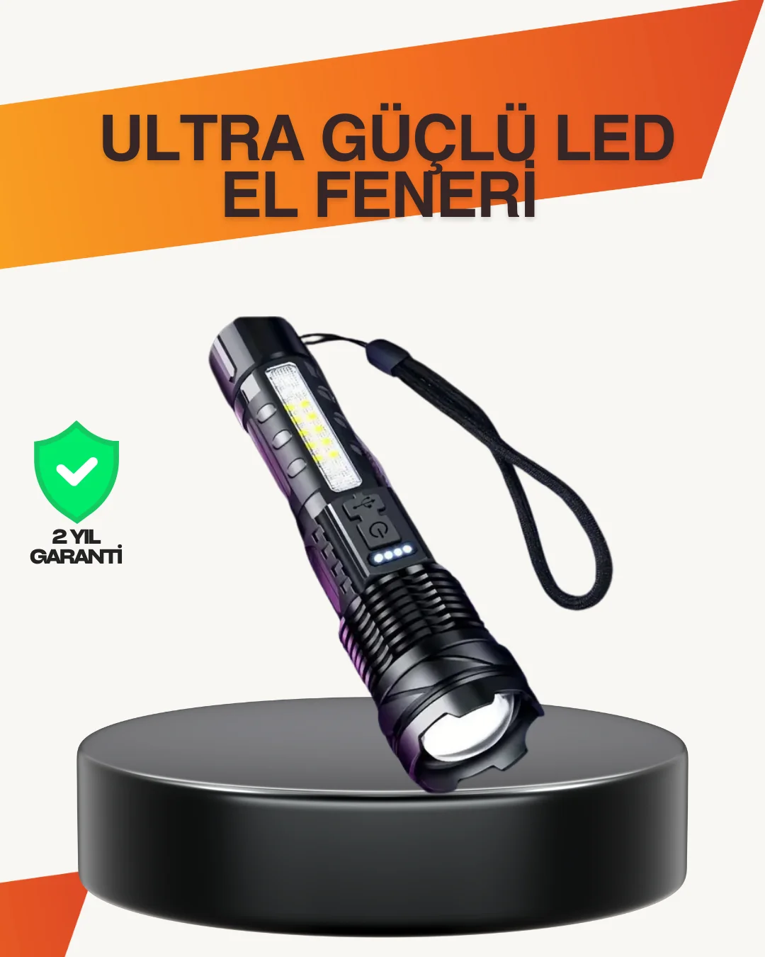 Outdoor ve Acil Durum İçin Güçlü LED El Feneri Outdoor ve Acil Durum İçin Güçlü LED El Feneri