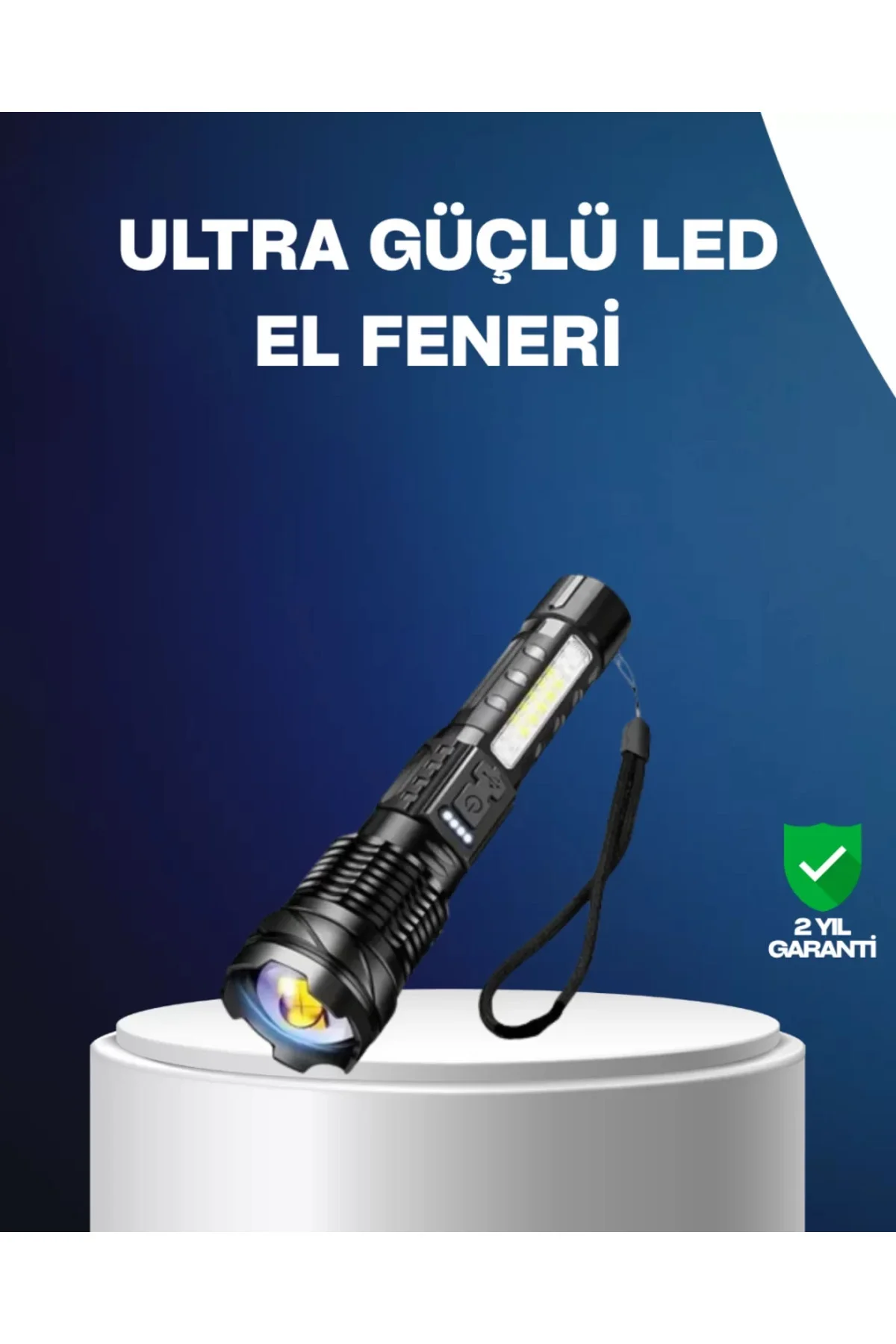 Outdoor ve Acil Durum İçin Güçlü LED El Feneri