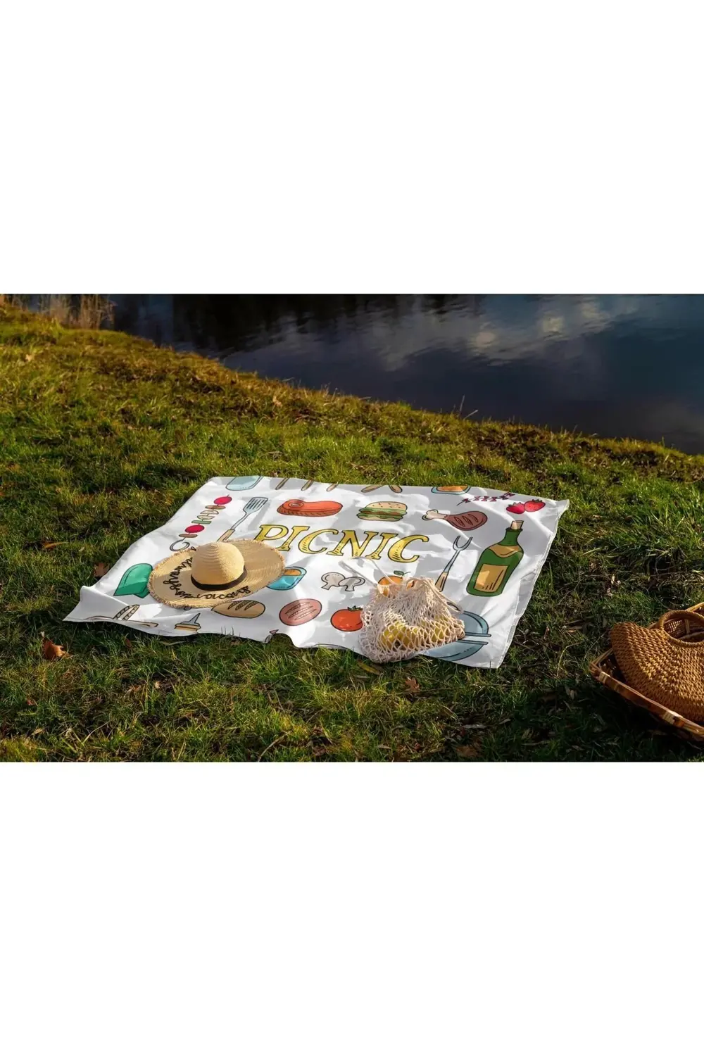 Outdress Suya Dayanıklı Çok Amaçlı Piknik Örtüsü 150 X 150 Cm Pik