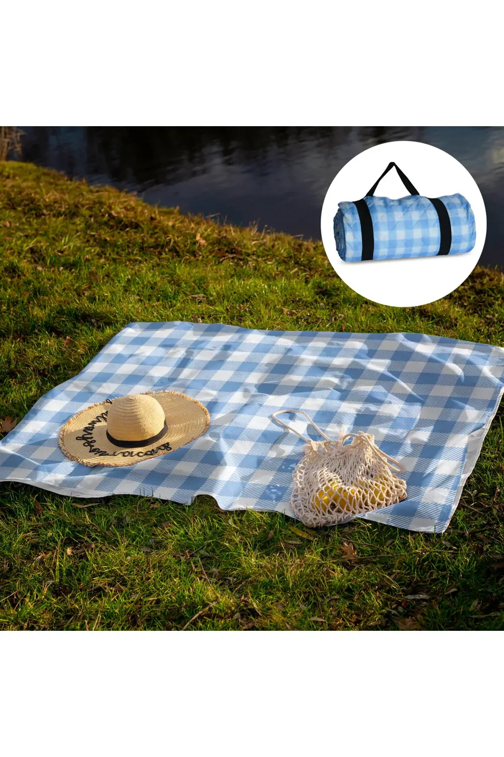 Outdress Suya Dayanıklı Çok Amaçlı Piknik Örtüsü 150 X 150 Cm Mav