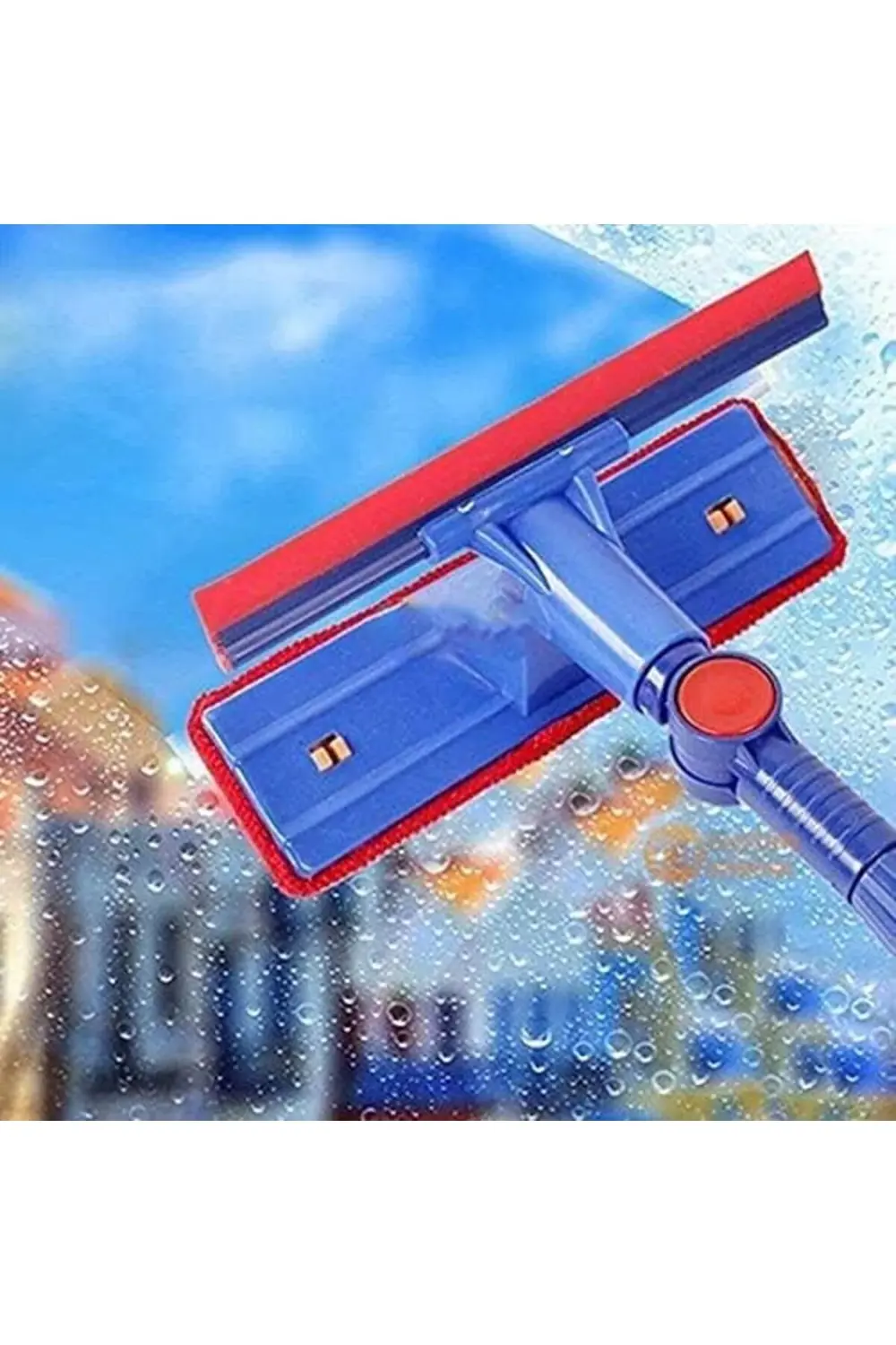 Outlet Oynar Başlıklı Çekçekli Teleskopik Cam Silme Aparatı 39551