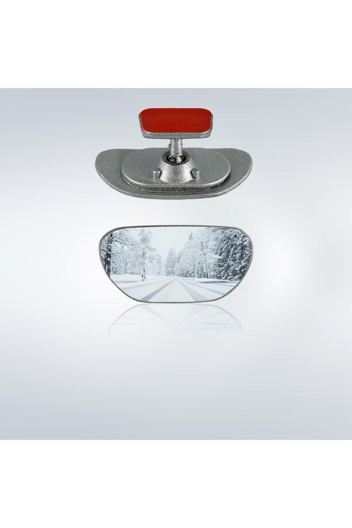 Takgör Ova-1 Yapıştırmalı Universal İç Dikiz Aynası 9X4 Cm Gri