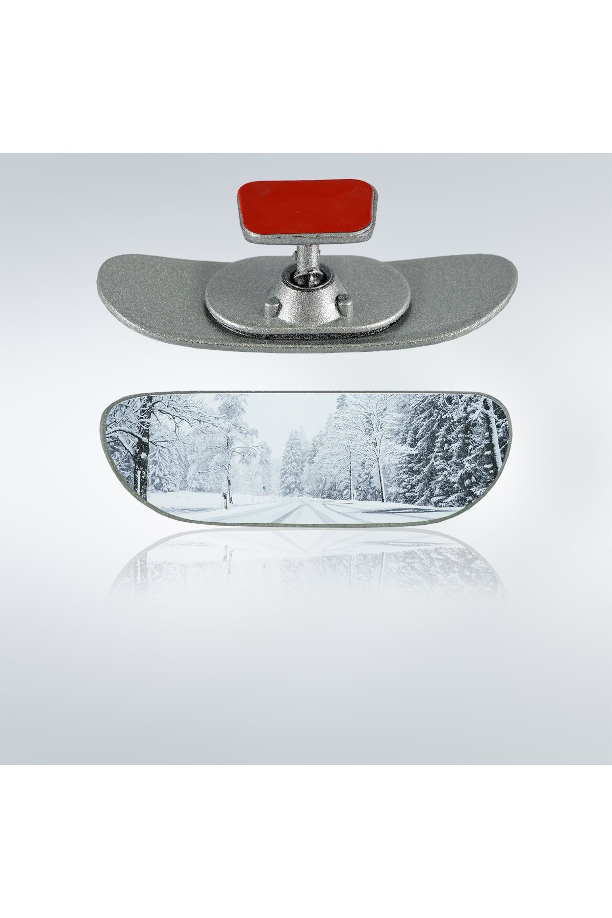 Takgör Ova-2 Yapıştırmalı Universal İç Dikiz Aynası 13X4 Cm Gri