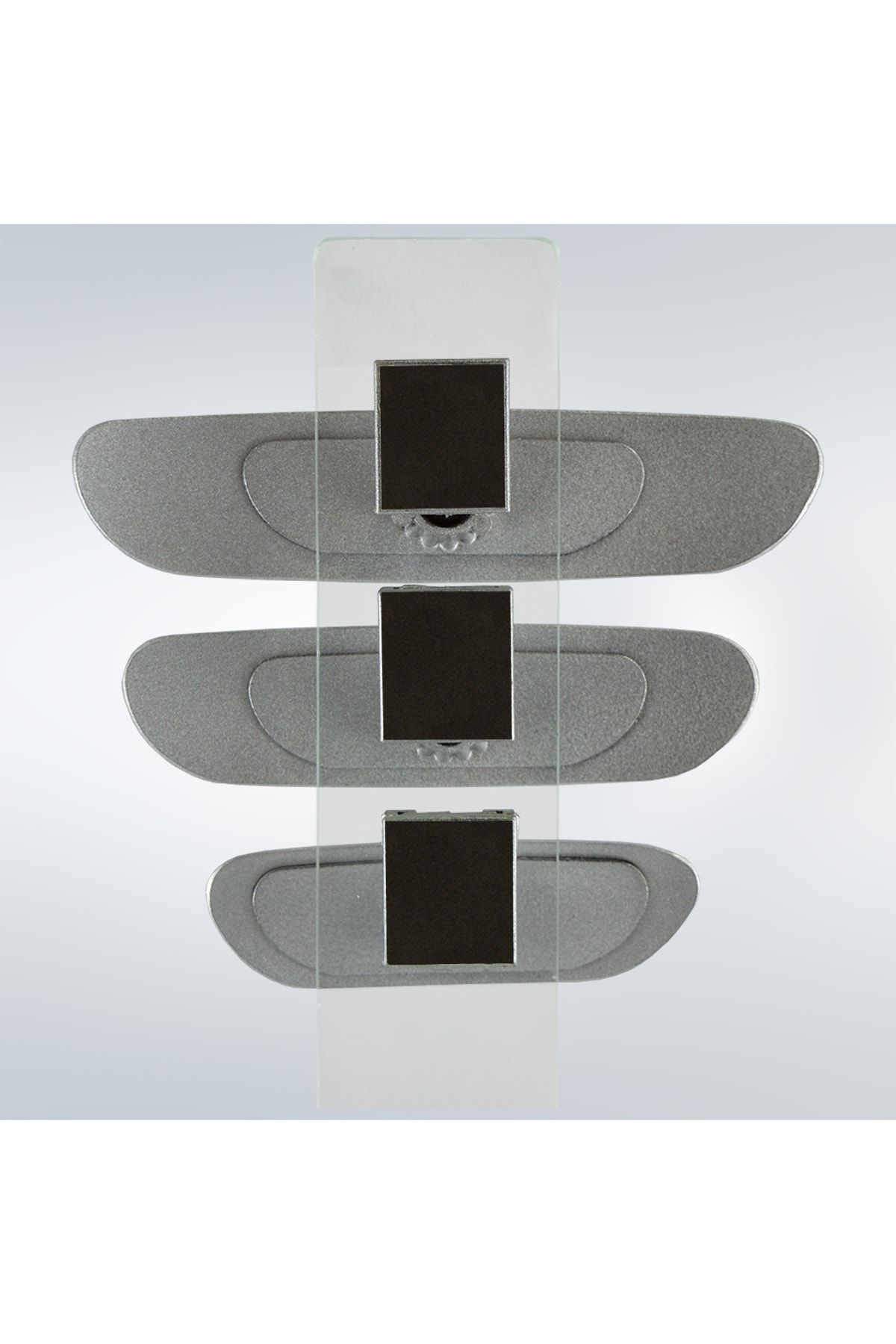 Takgör Ova 3'Lü Dik Kollu İç Dikiz Aynası Seti Gri