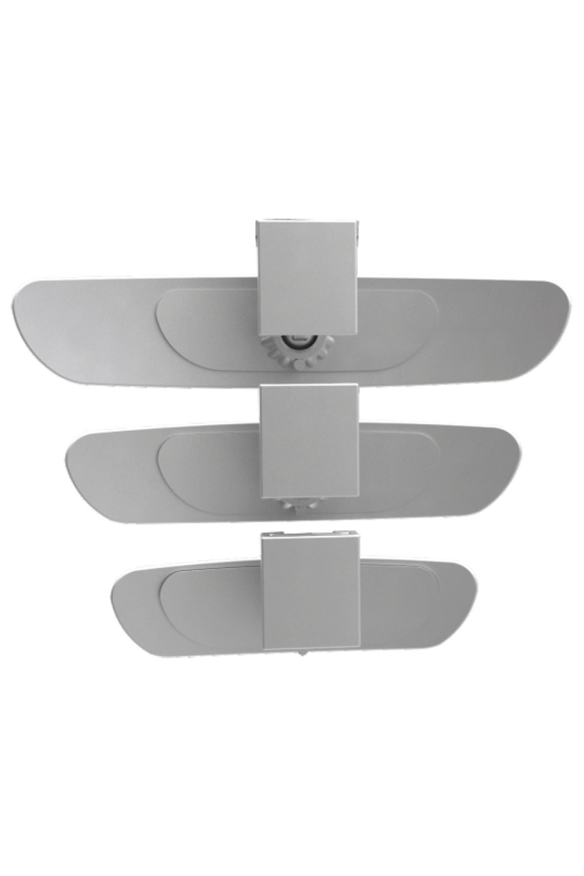 Takgör Ova 3'Lü Eğik Kollu Universal İç Dikiz Aynası Seti Gri