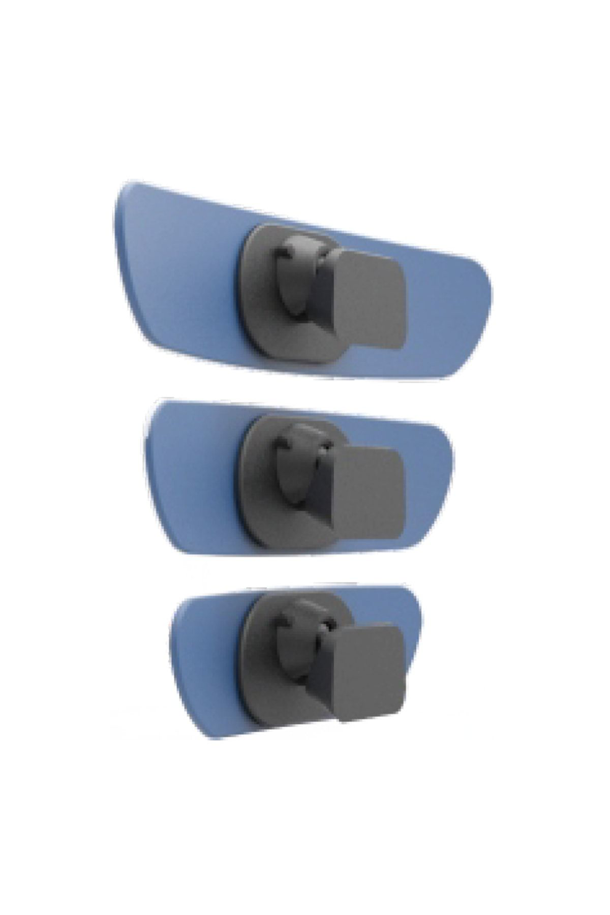 Takgör Ova 3'Lü Yapıştırmalı Universal İç Dikiz Aynası Seti