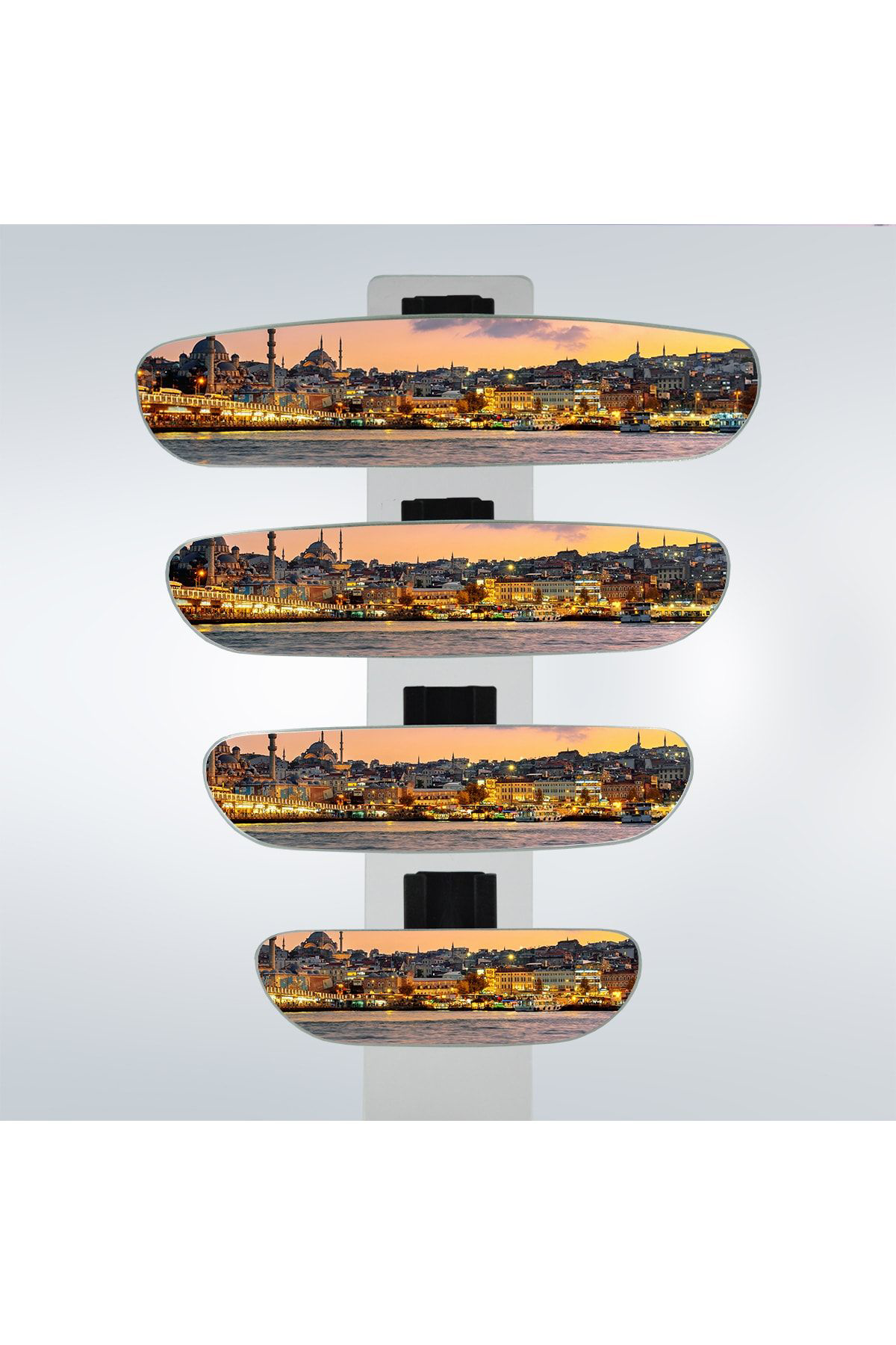 Takgör Ova 4'Lü Dik Kollu İç Dikiz Aynası Seti
