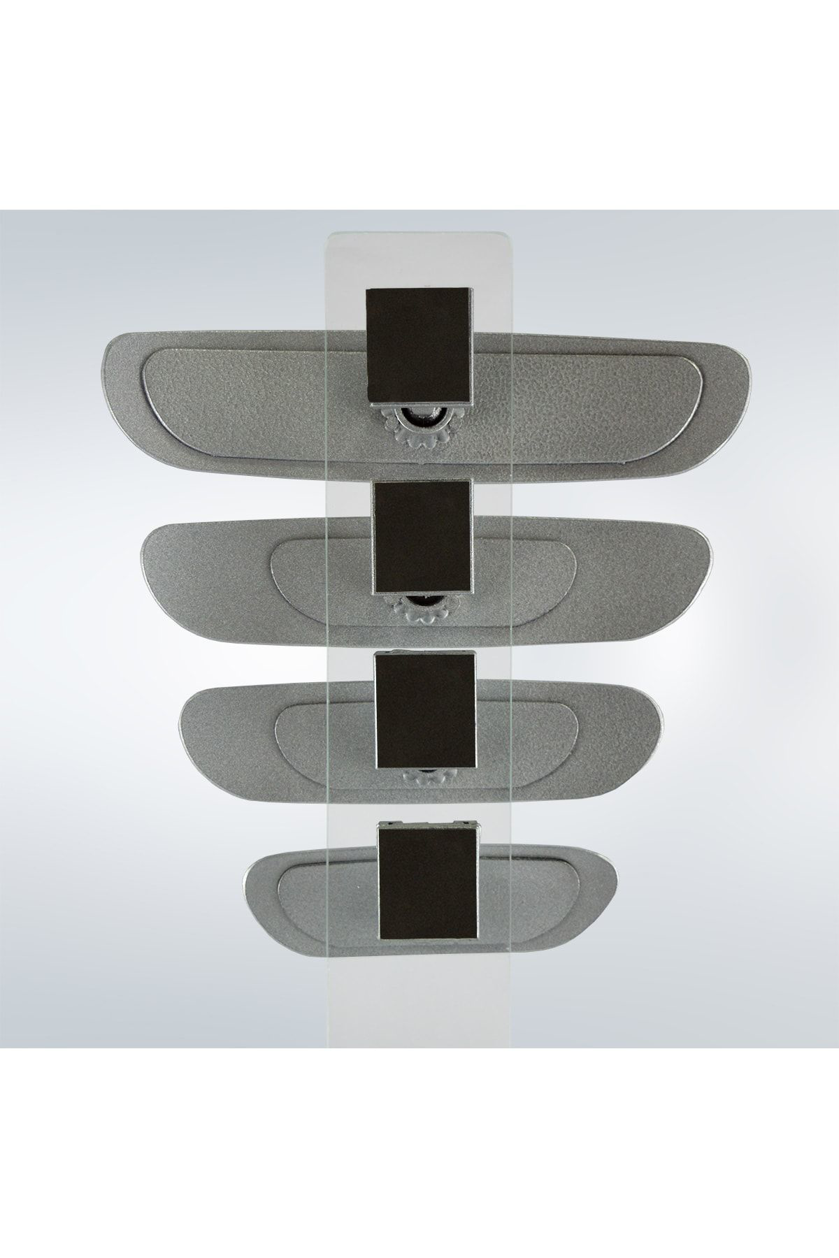 Takgör Ova 4'Lü Dik Kollu İç Dikiz Aynası Seti Gri