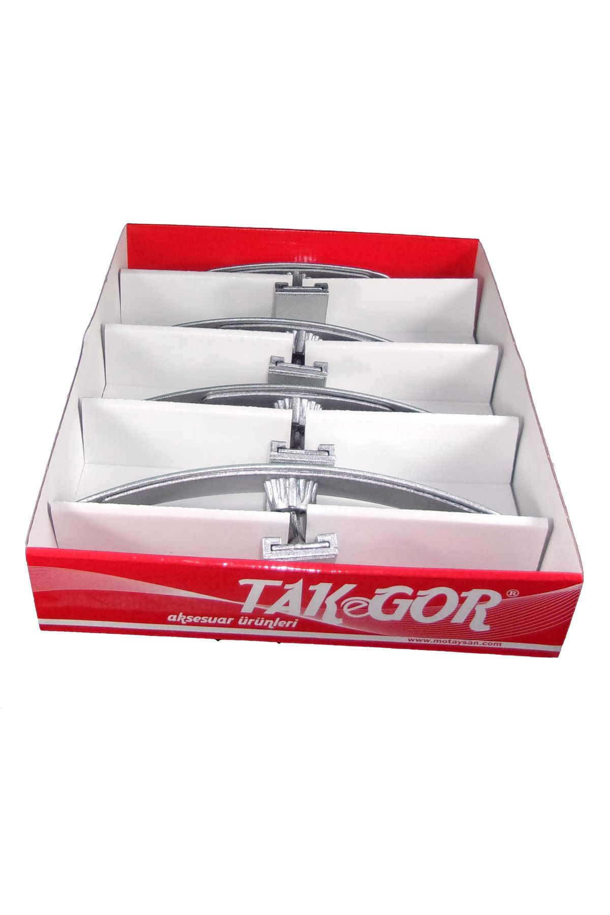 Takgör Ova 4'Lü Dik Kollu İç Dikiz Aynası Seti Gri