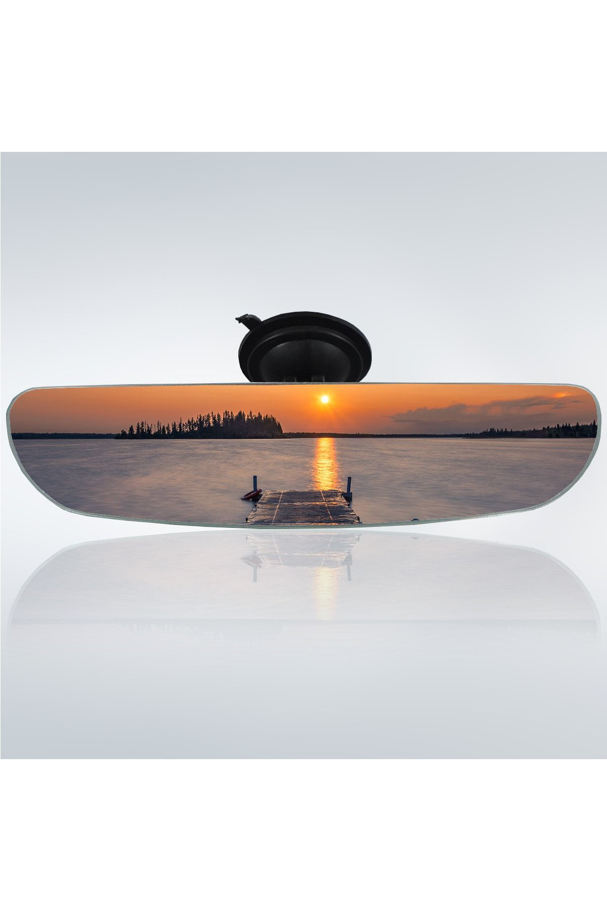 Ova-6 Vantuzlu Universal Dikiz Aynası 26x6 Cm