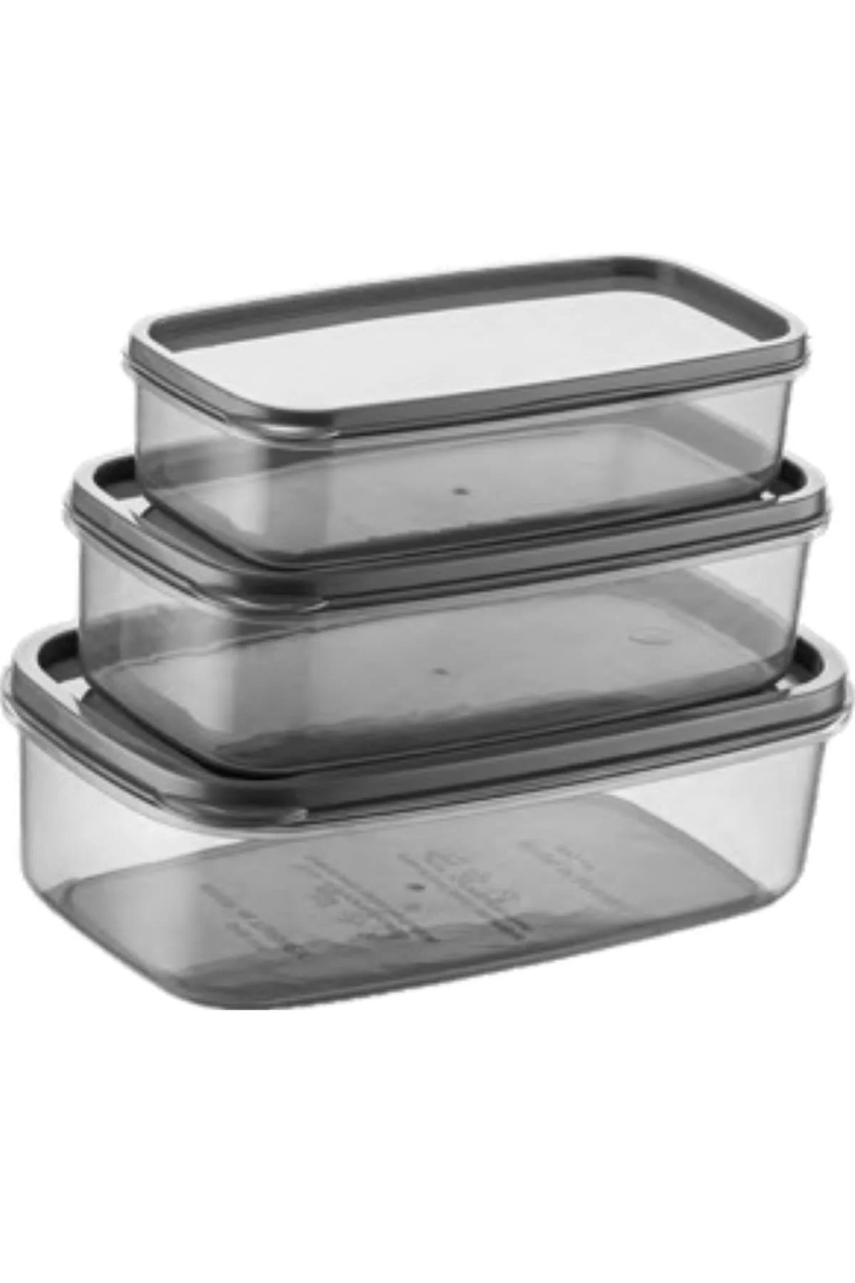 Oval 3 Parça Hava Almaz Sızdırmaz Saklama Kabı Seti Füme (300/500/800 ml) Oval 3 Parça Hava Almaz Sızdırmaz Saklama Kabı Seti Füme (300/500/800 ml)