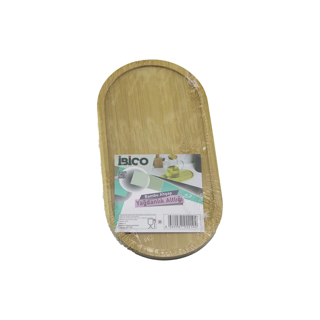 Oval Ahşap Bambu Yağdanlık Altlık Mini Tepsi 12 X 23.3 X 0.8CM Fiyatı, Yorumları ve Özellikleri