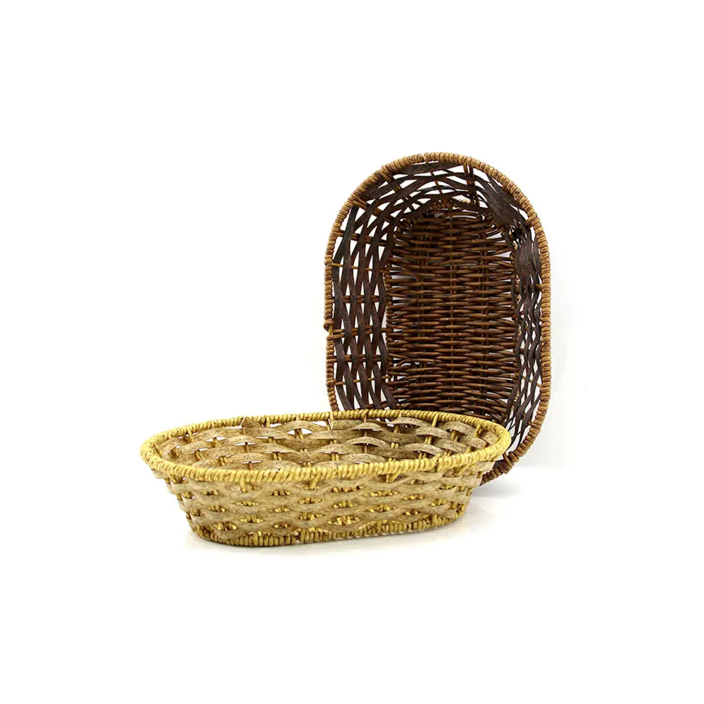 OVAL AHŞAP EKMEK SEPET (4741)