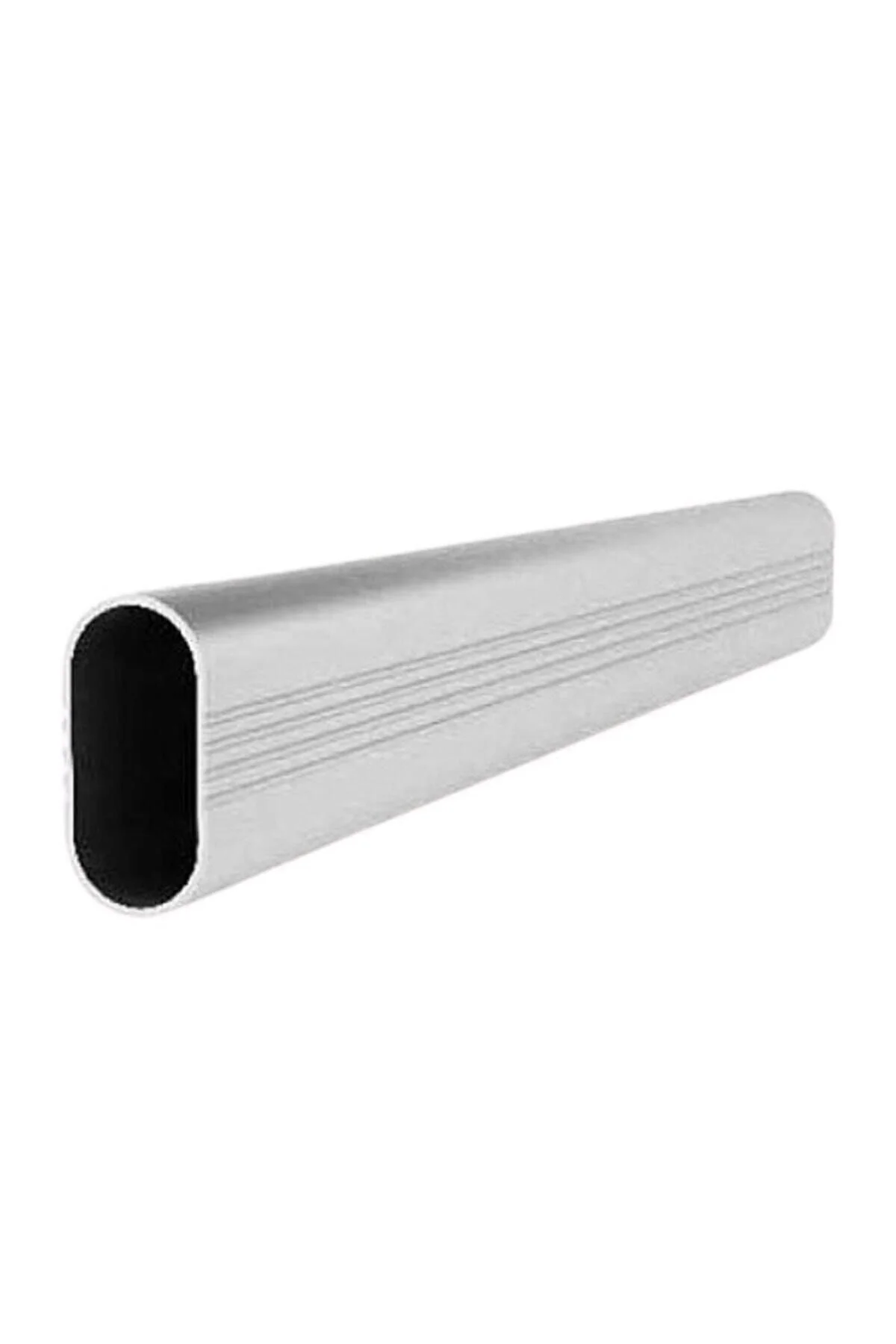 Oval Alüminyum 90 Cm Dolap Içi Askı Borusu 2 Adet Flanş Vidaları Oval Alüminyum 90 Cm Dolap Içi Askı Borusu 2 Adet Flanş Vidaları