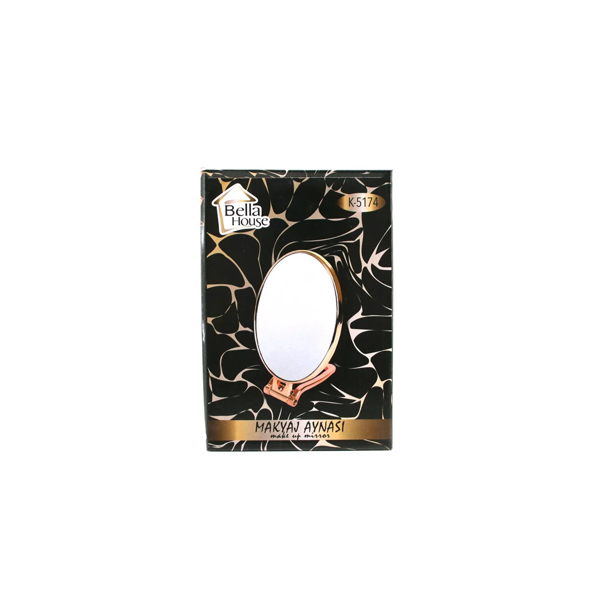 Oval - Bakır 6.5 INC=16.5X13CM Makyaj Aynası Çift Taraflı Katlanır Ayaklı Fiyatı, Yorumları ve Özellikleri