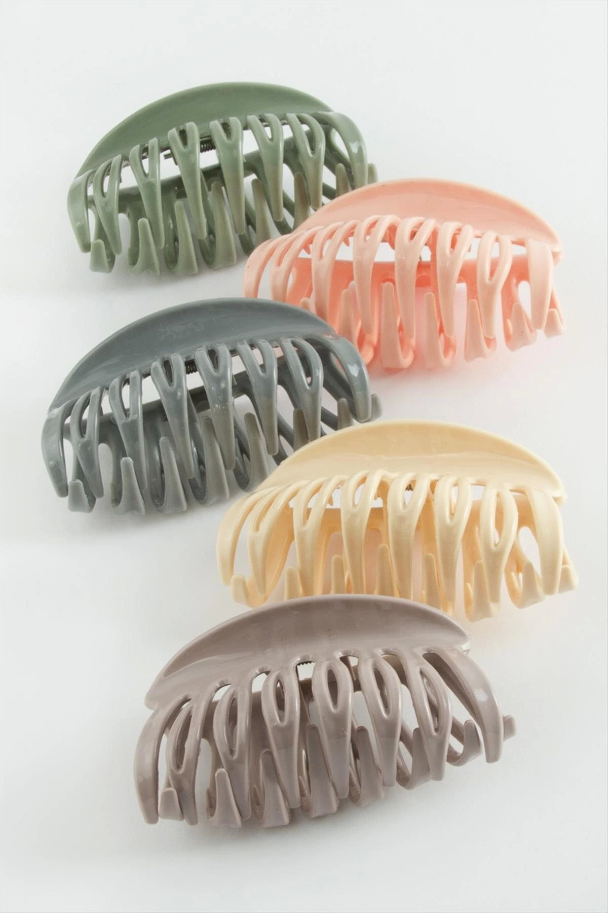 Oval Fileli Renkli Mandal Toka 8 cm