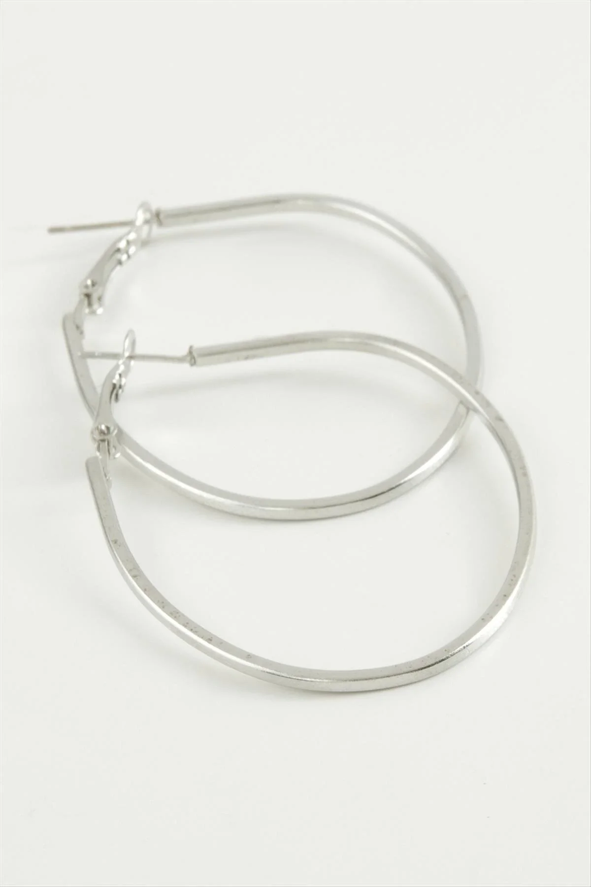 Oval Halka Küpe 4,5 cm