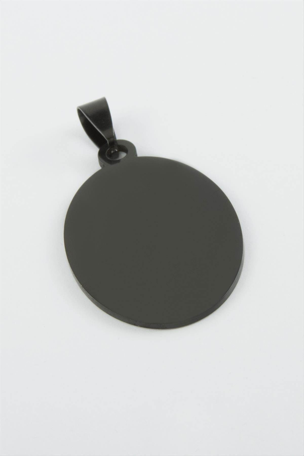 Oval İsim Yazılabilir Çelik Kolye Ucu 2,5*3,5 cm