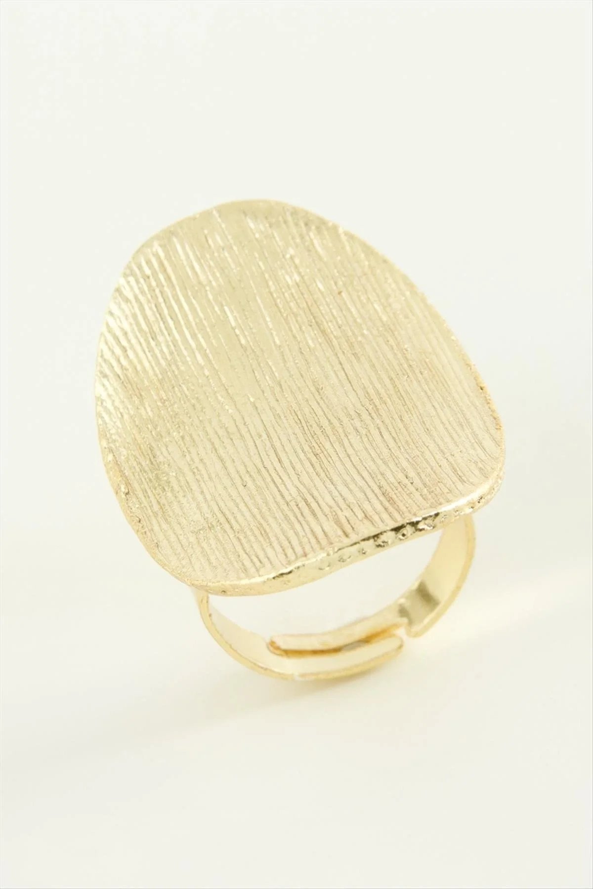 Oval Metal Yüzük