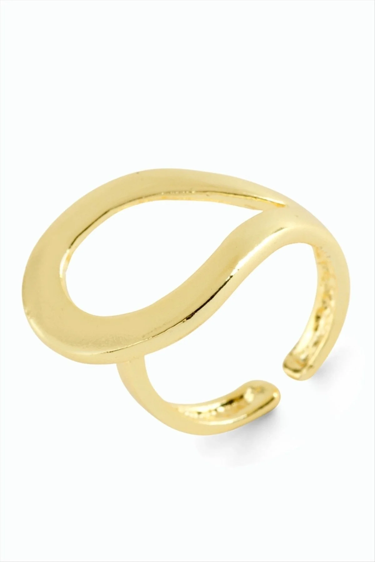 Oval Metal Yüzük