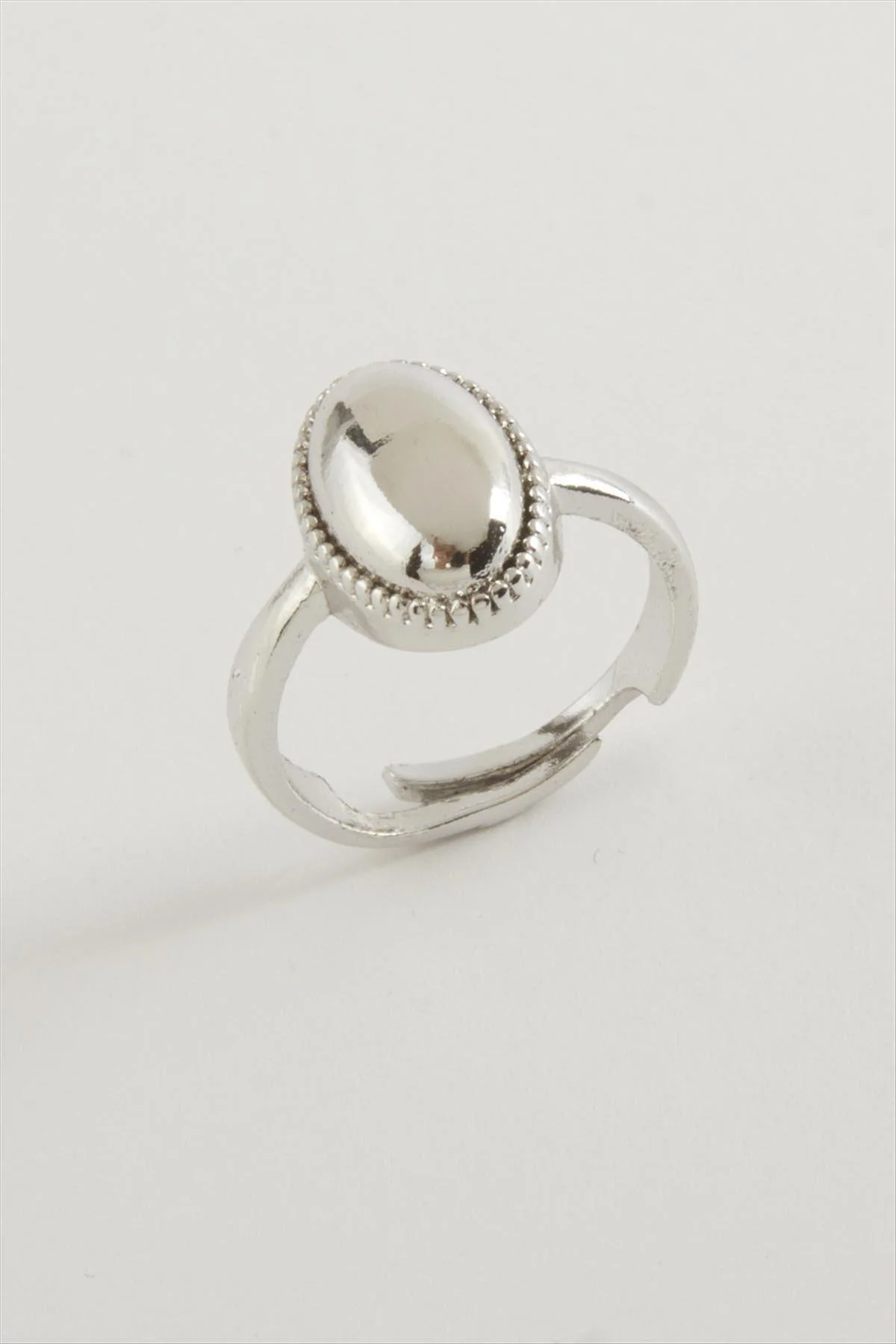 Oval Metal Yüzük