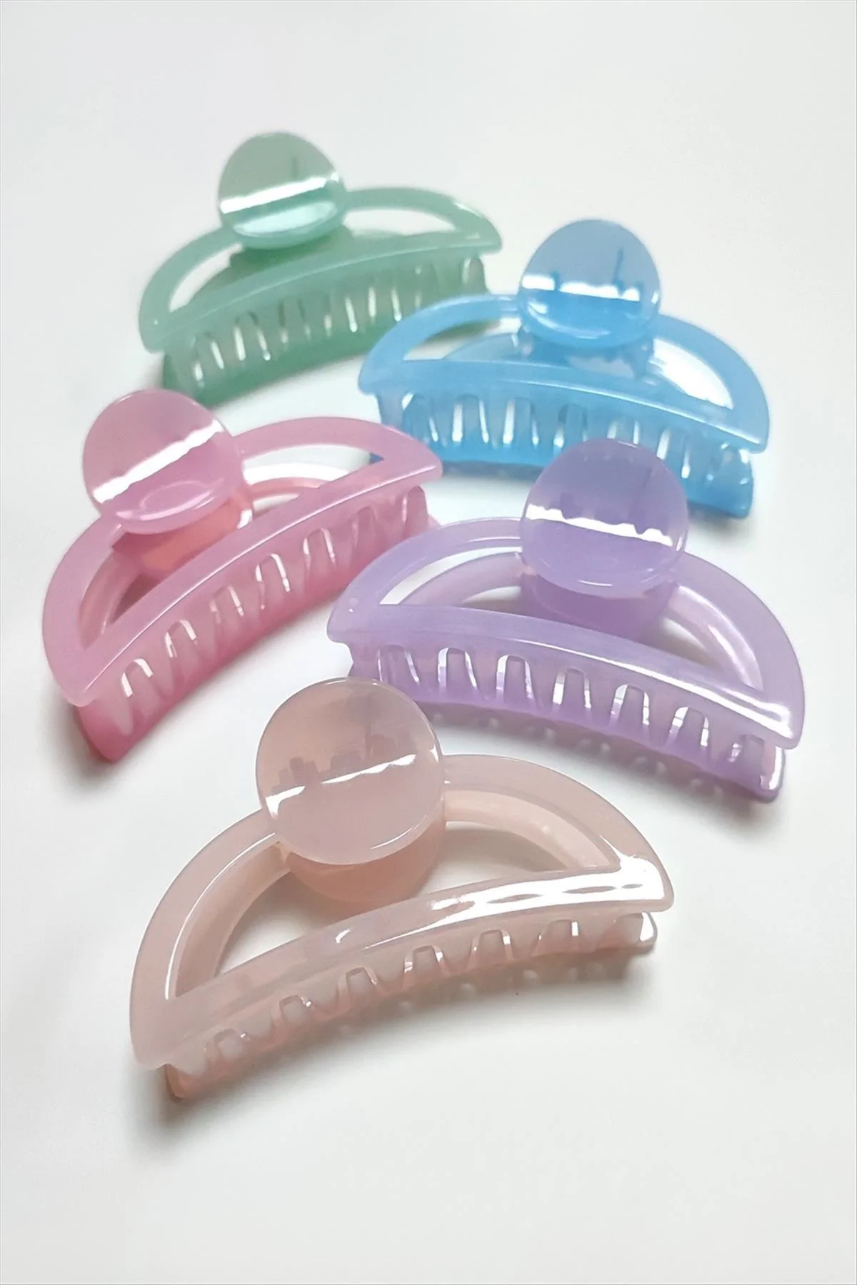 Oval Renkli Mandal Toka 9 cm