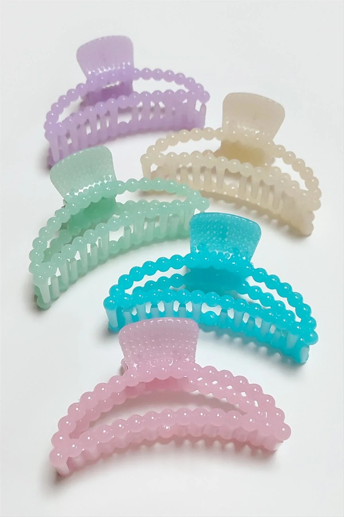 Oval Renkli Mandal Toka 8 cm