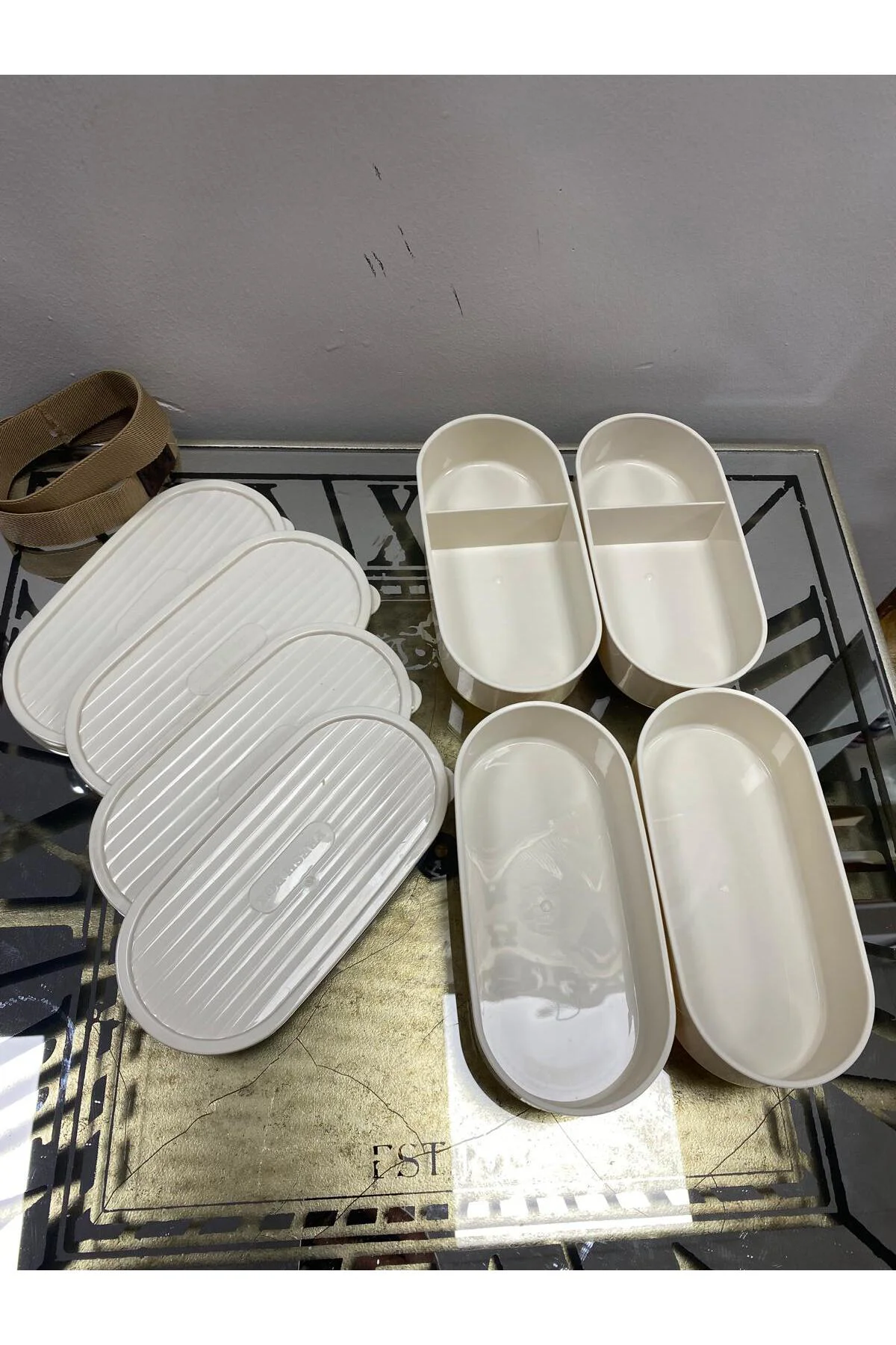 Oval Saklama Kabı 4 Lü