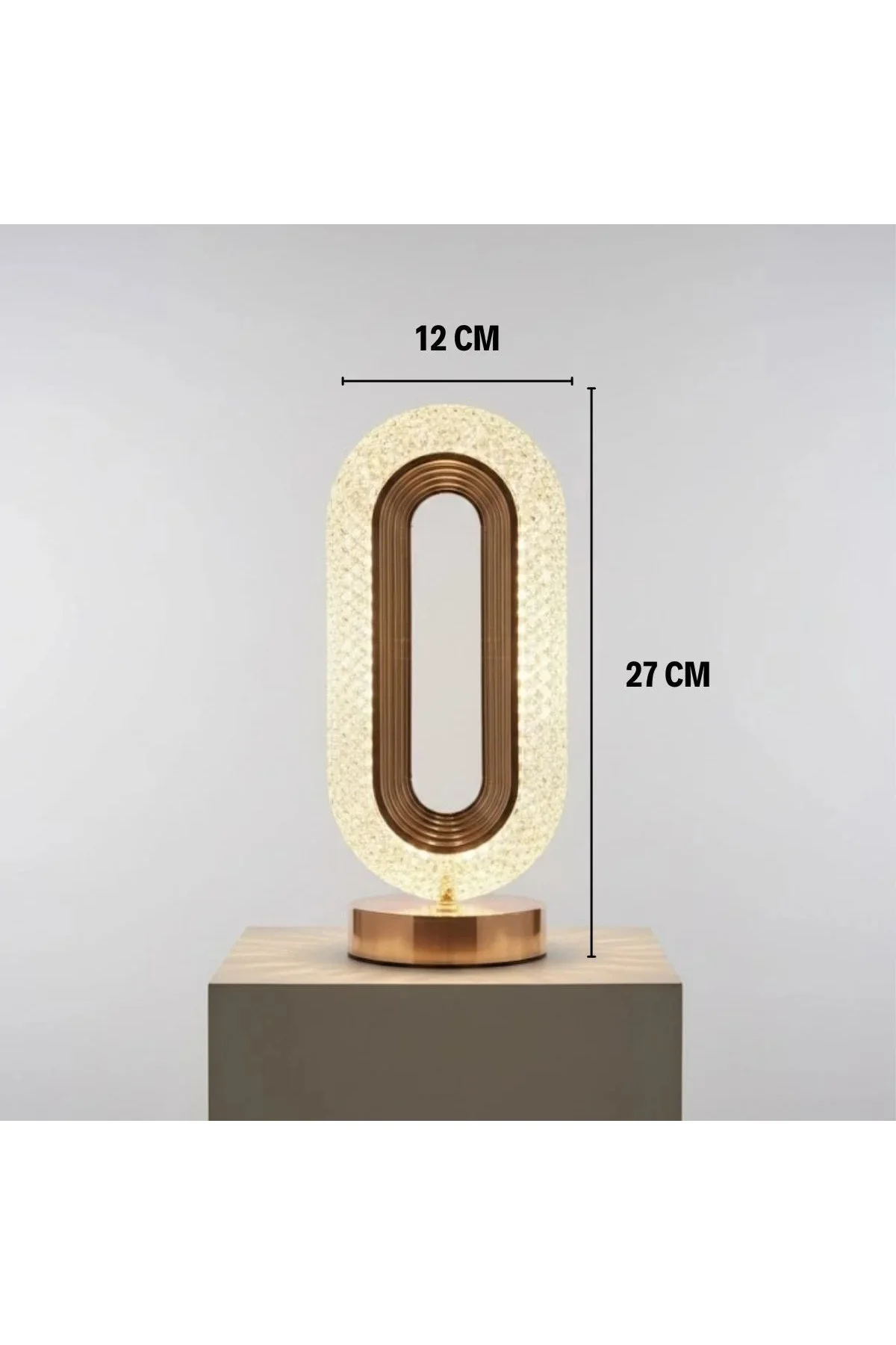 Oval Şeklinde Kristal LED Masa Lambası – Dokunmatik, 3 Renk Işık Modlu, Şarjlı Dekoratif Gece Lambas Oval Şeklinde Kristal LED Masa Lambası – Dokunmatik, 3 Renk Işık Modlu, Şarjlı Dekoratif Gece Lambas