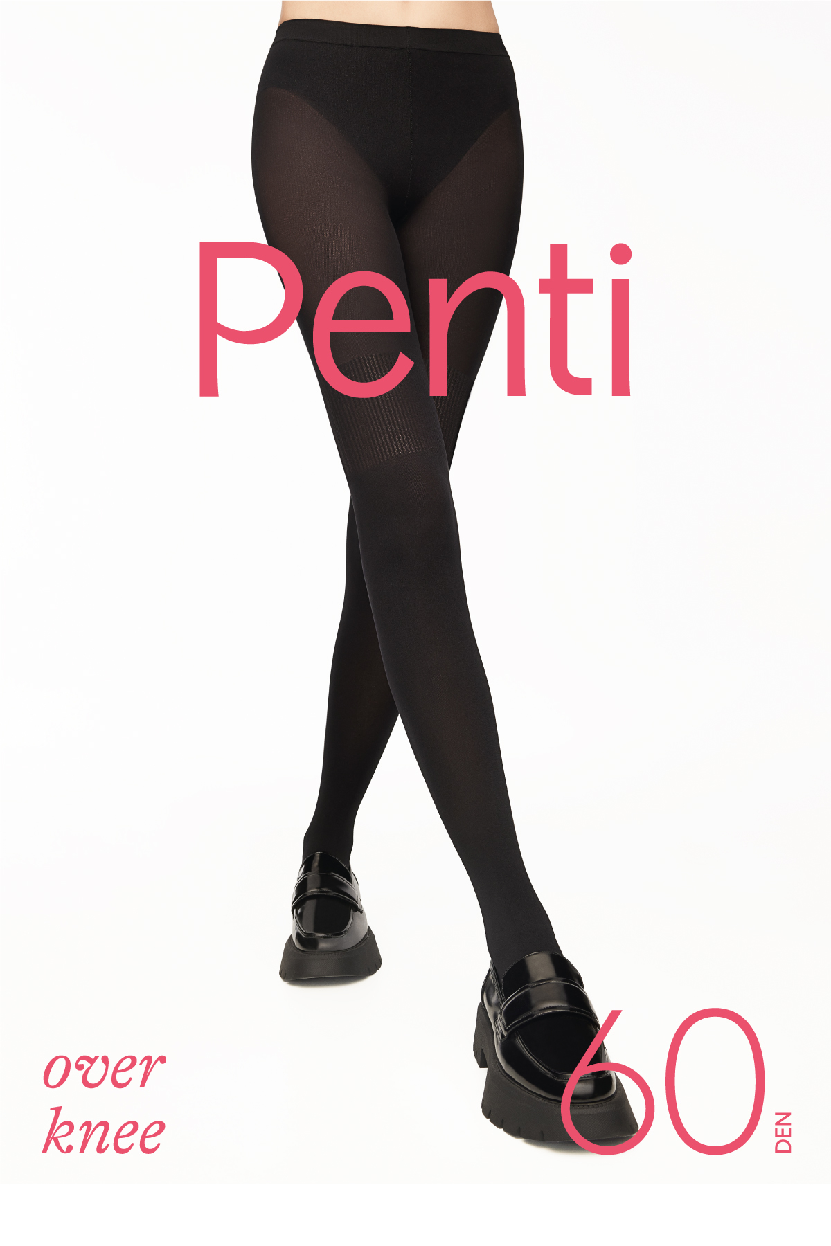 Penti Over Knee Siyah Külotlu Çorap