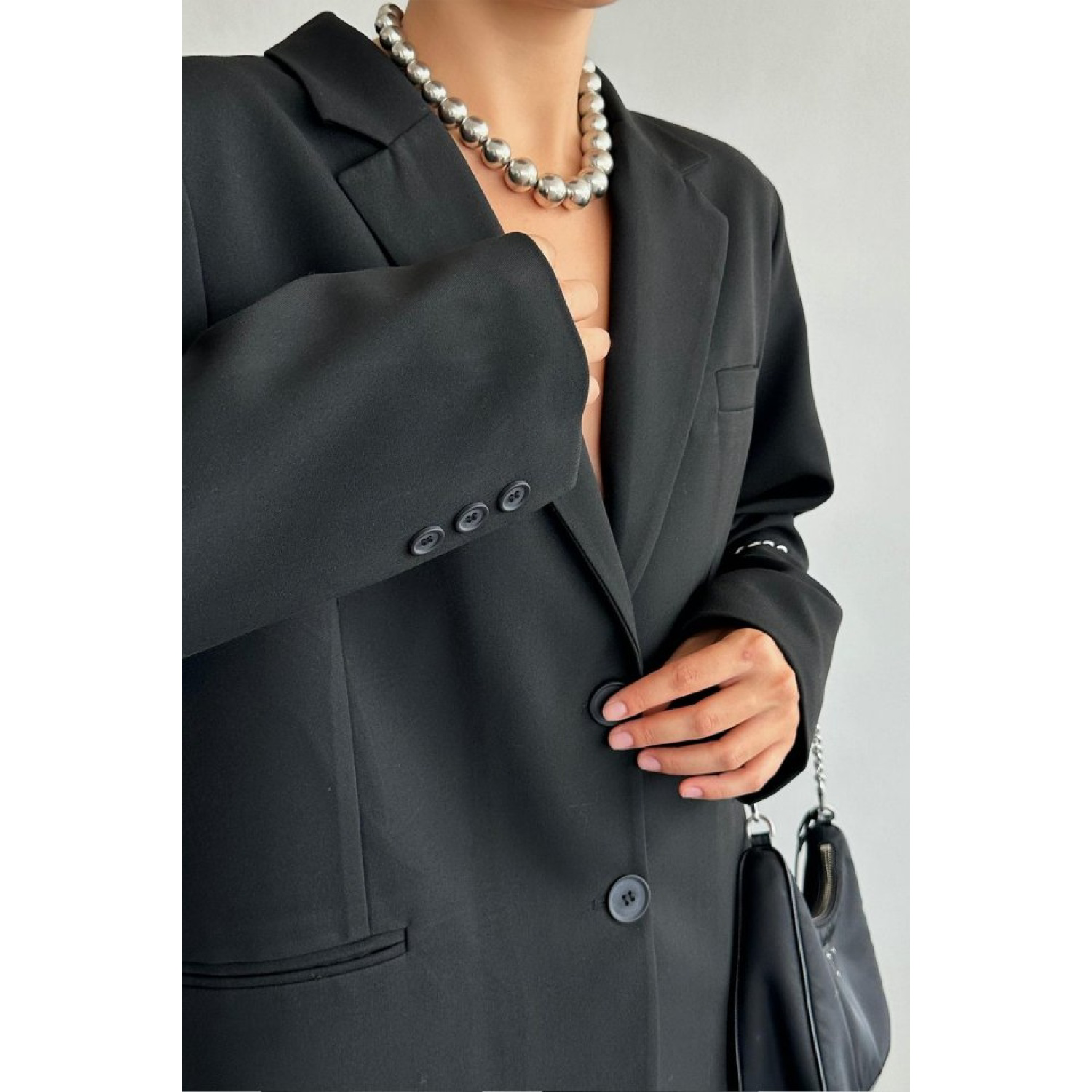 Oversize Ceket - Siyah