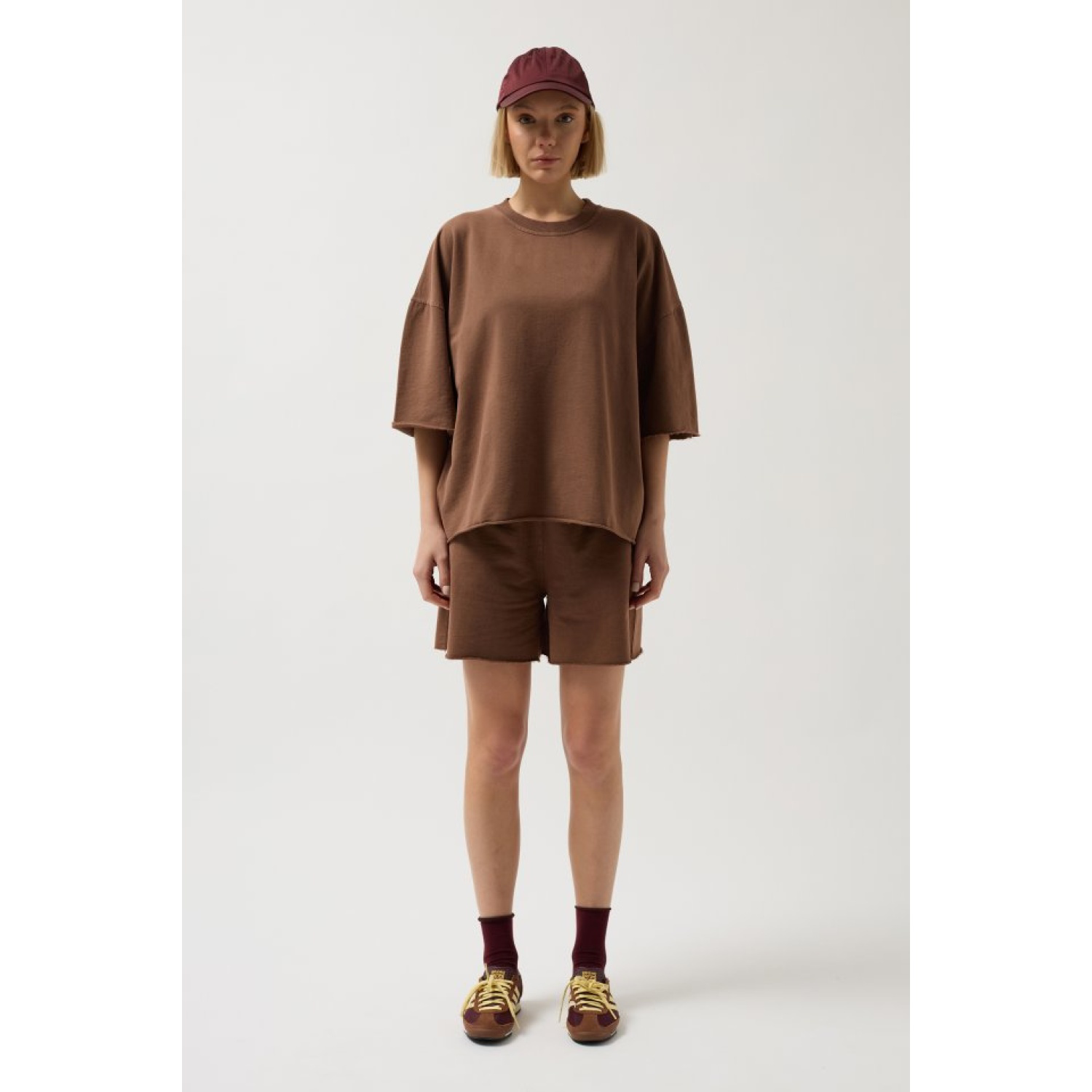 Oversize Lucky Life Kadın Lazer Kesim Bisiklet Yaka T-Shirt Oversize Lucky Life Kadın Lazer Kesim Bisiklet Yaka T-Shirt