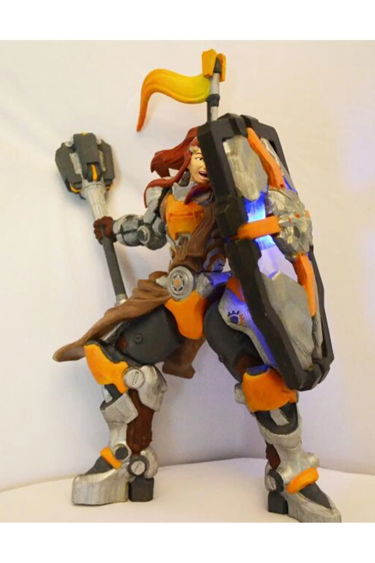 Overwatch Brigitte Figür Overwatch Brigitte Lindholm Figür Büyük Boy 25CM