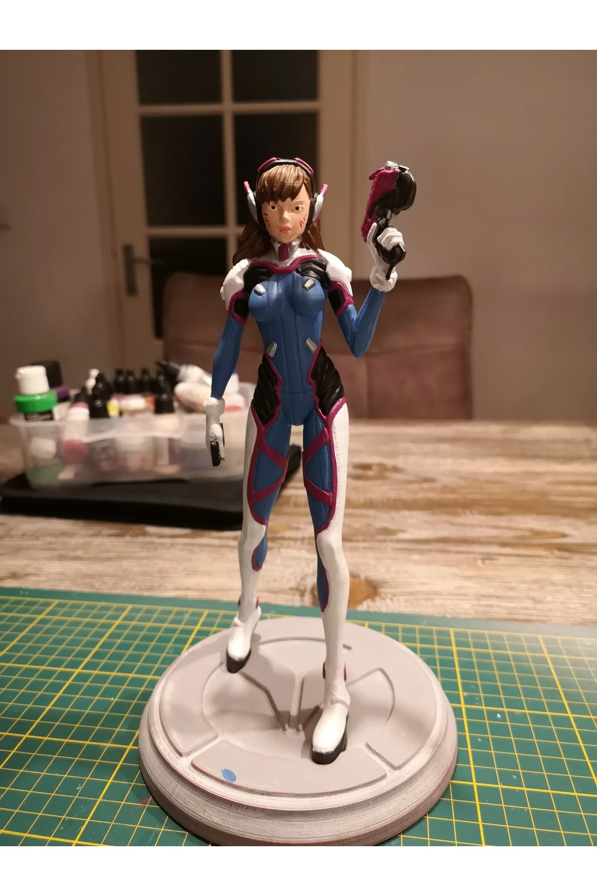 Overwatch D.Va Figür Overwatch Hana Song Figür Büyük Boy 25CM