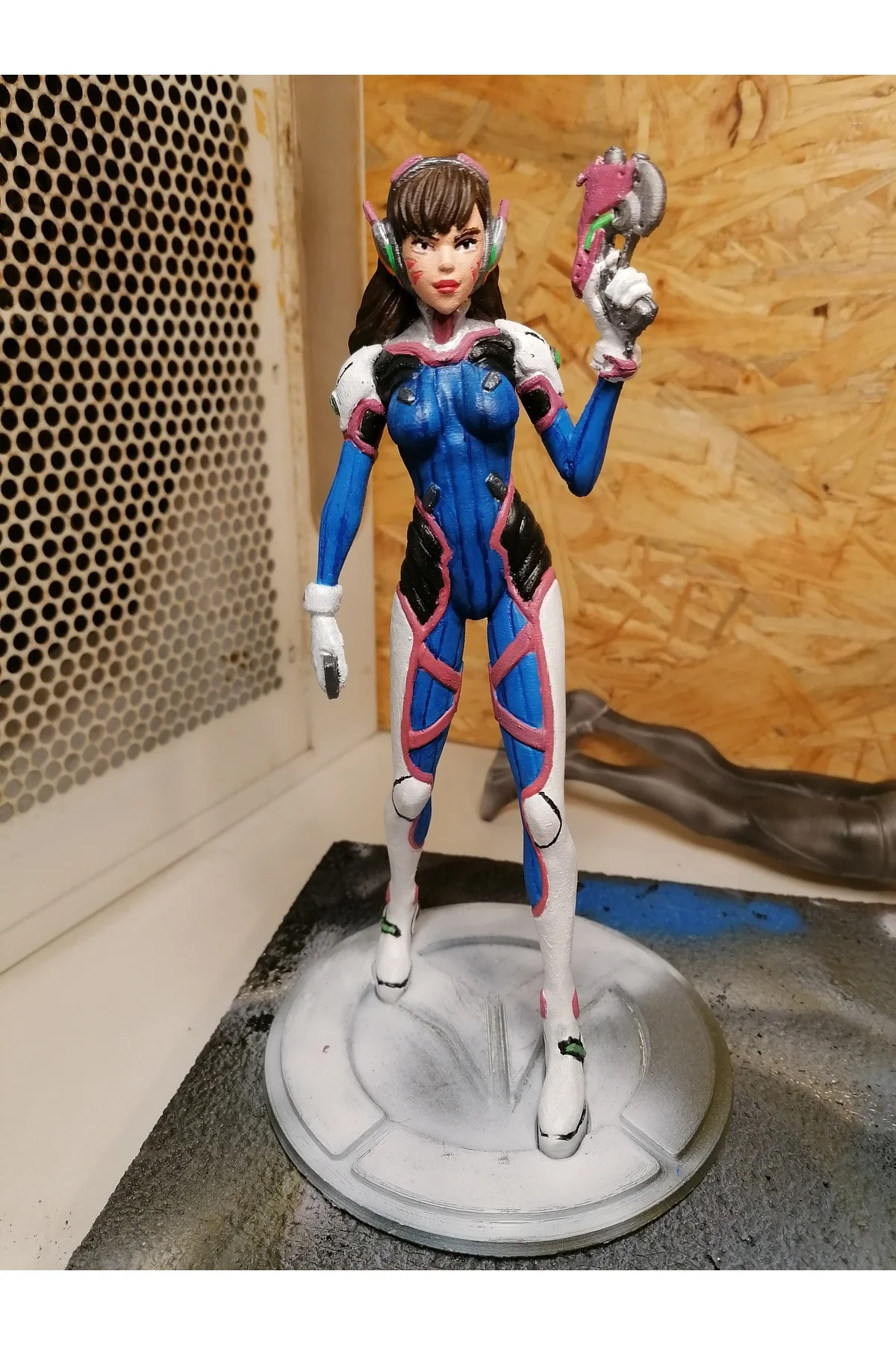 Overwatch D.Va Figür Overwatch Hana Song Figür Büyük Boy 25CM